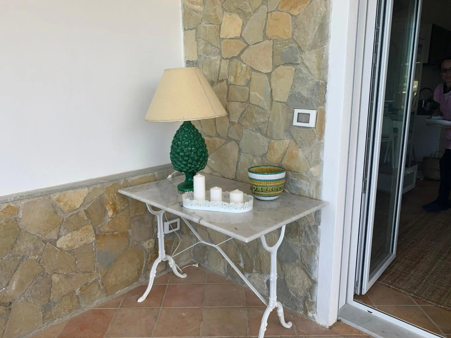 Sfondo Blu Villa sul mare