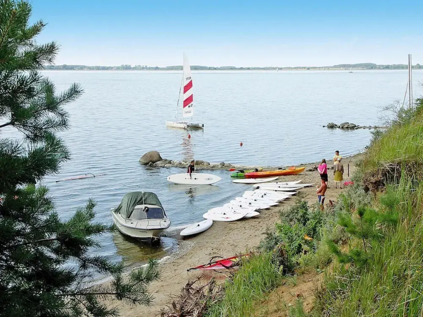 Einladende Ferienwohnung am Achterwasser in Lutow