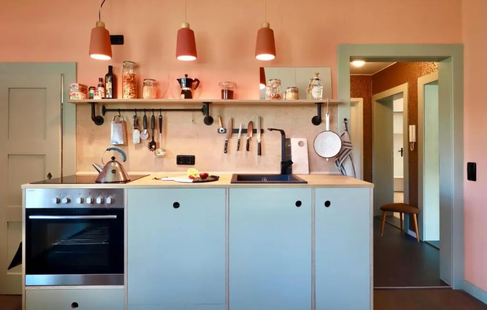 Ferienwohnung 60er Jahre Design Apartment - 65qm Fewo Im Zittauer Gebirge - Familienfreundliche Unterkunft Am Bergfuß Zum Topfer