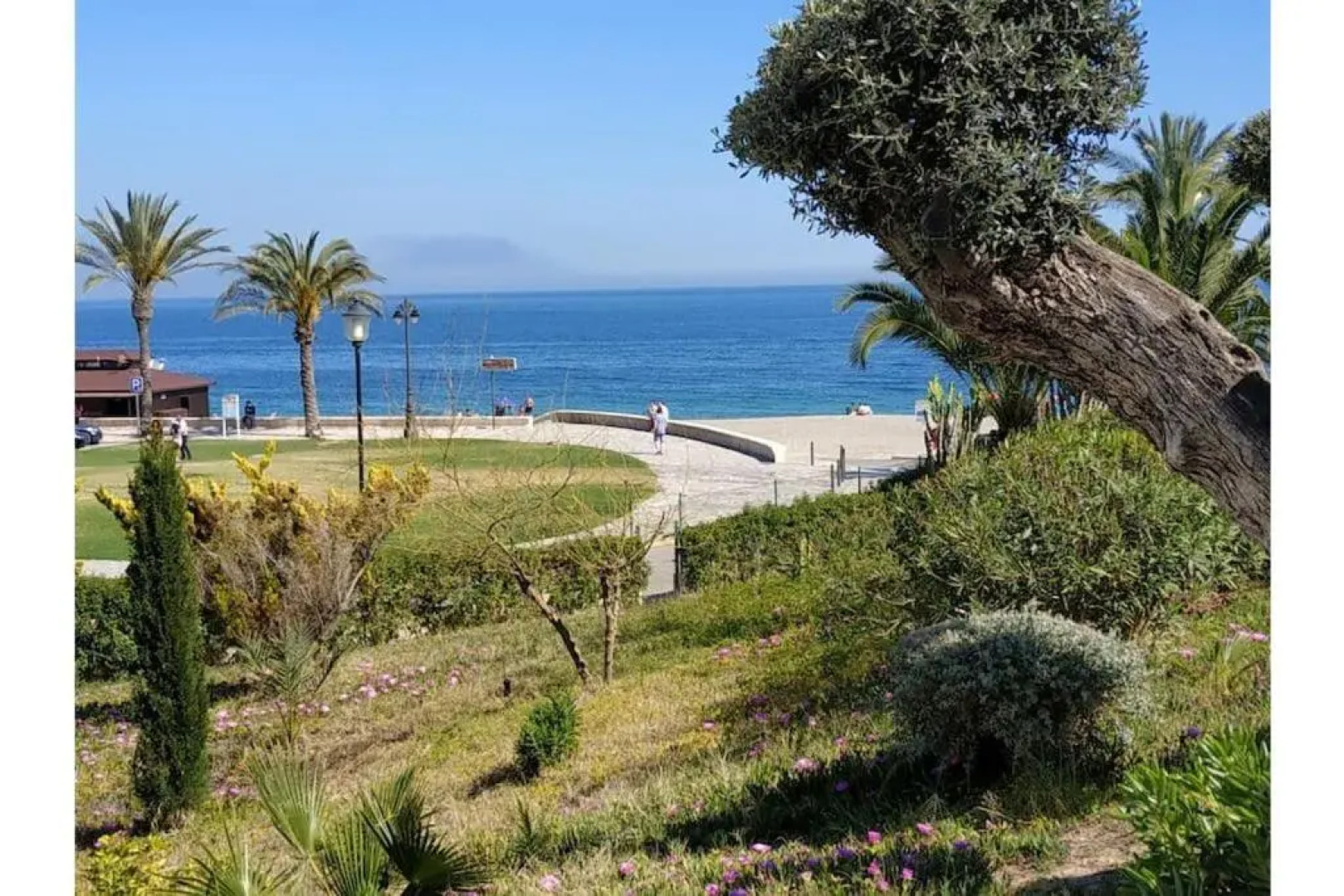 House with 3 bedrooms in Roquetas de Mar with wonderful sea view shared pool furnished terrace 75 m from the beach