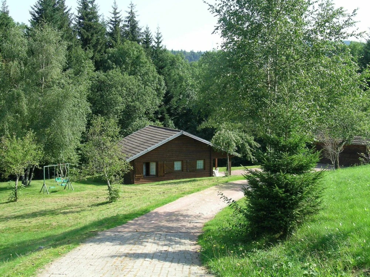 Wooden Chalet, Skiing in the Winter Season
