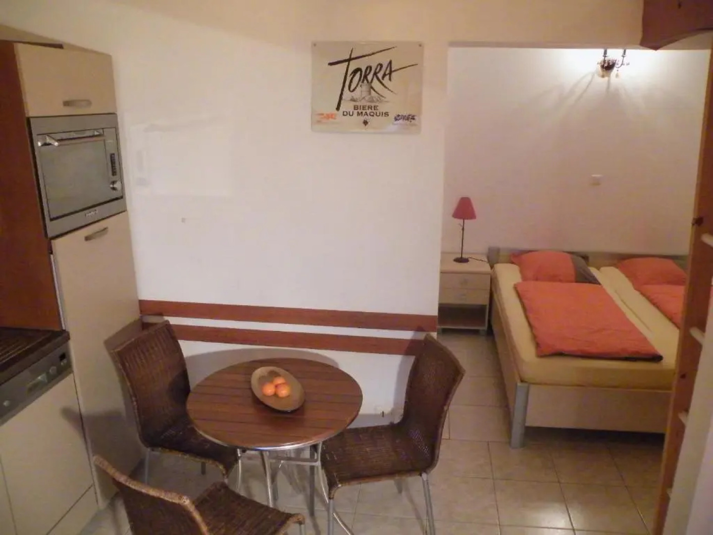 Villa Liamone Studio für 3 Personen , 400 m vom Strand, Pool, Klimaanlage