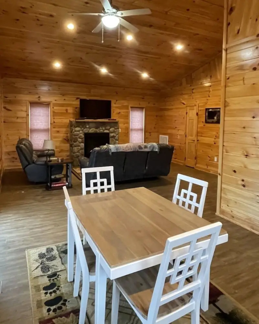 Charming cabin with an Amazing view! - pet and motorcycle friendly! 2 Bedroom Cabin by RedAwning