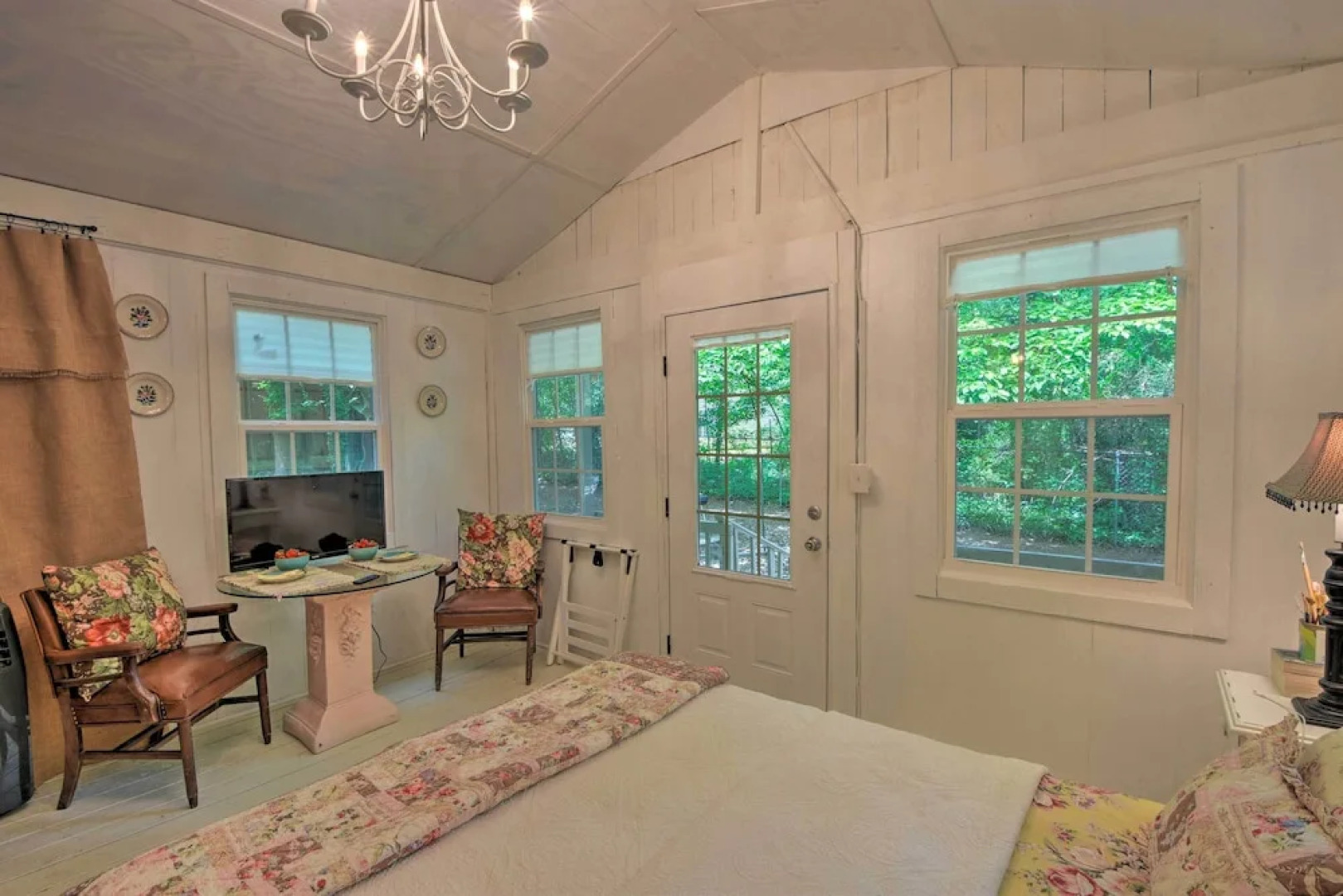 Artist's A-frame Cabin w/ New Interior + Deck