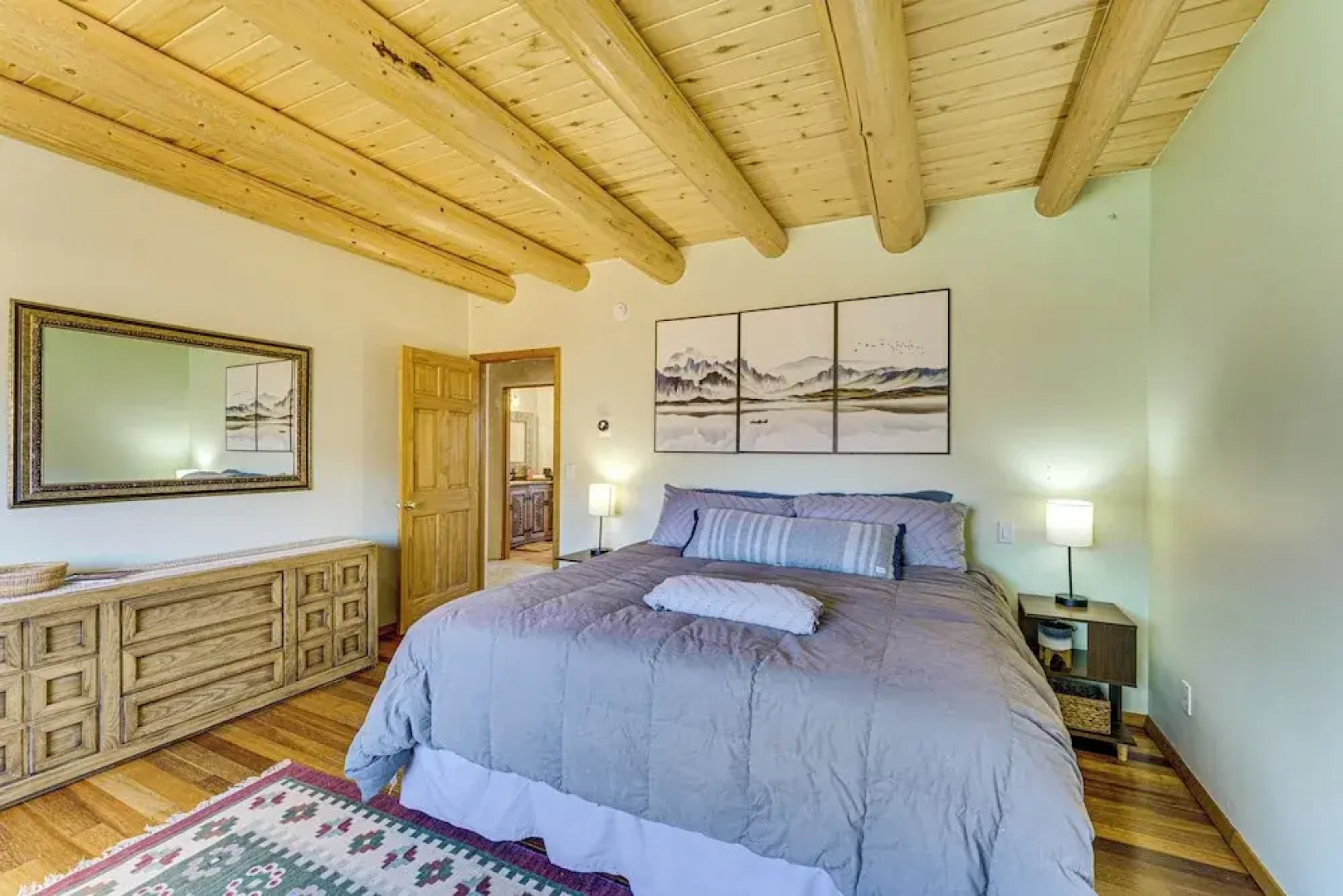 10 Mi to Taos Ski Valley: Mtn-view Duplex w/ Deck!