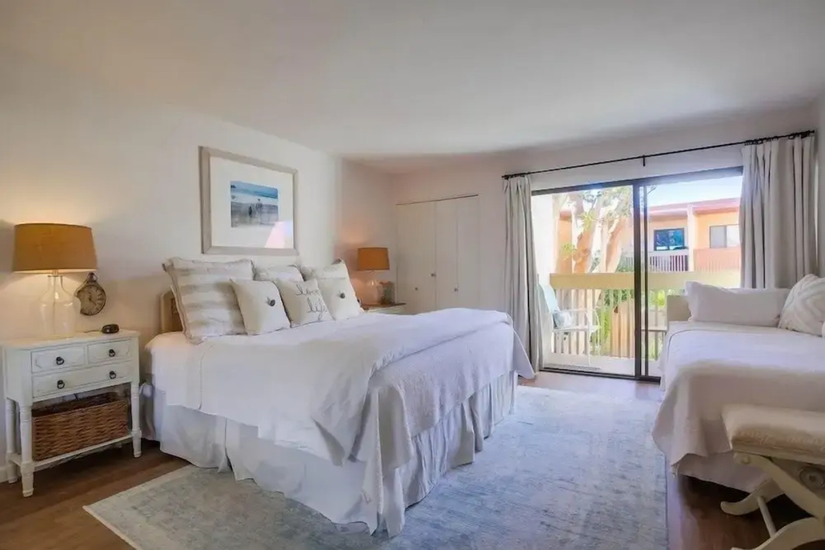 Coastal Chic Furnishings Condo Steps to Beach SBTC 128 by RedAwning