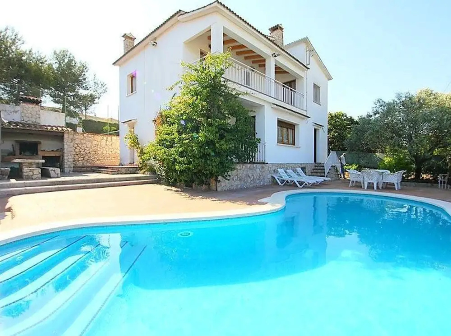 Villa With 6 Bedrooms in Canyelles, With Wonderful Mountain View, Priv