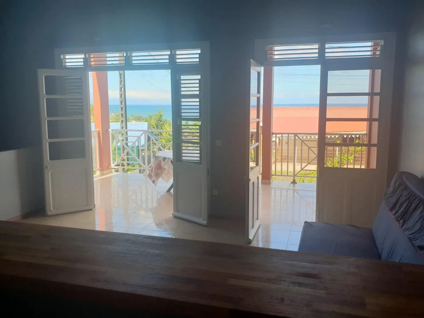 Apartment With 2 Bedrooms in Le Lorrain, With Wonderful sea View, Terr