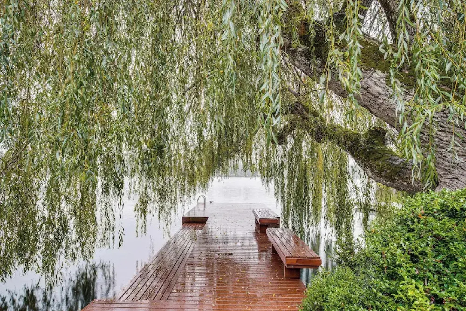 Spanaway Lakefront House: Dock, Fire Pit
