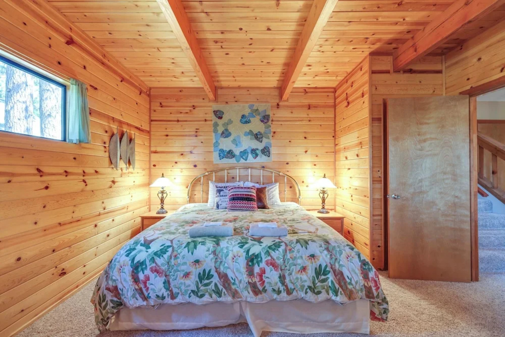 Deck & Views: Pet-friendly Starry Pines Cabin