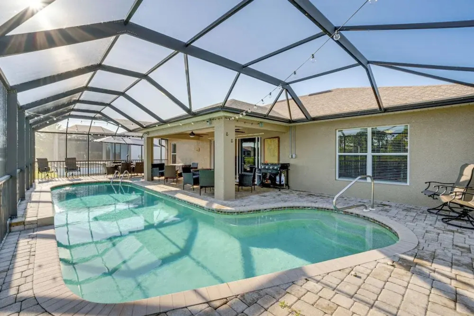 Port Charlotte Oasis w/ Boat Dock: Relax Poolside!