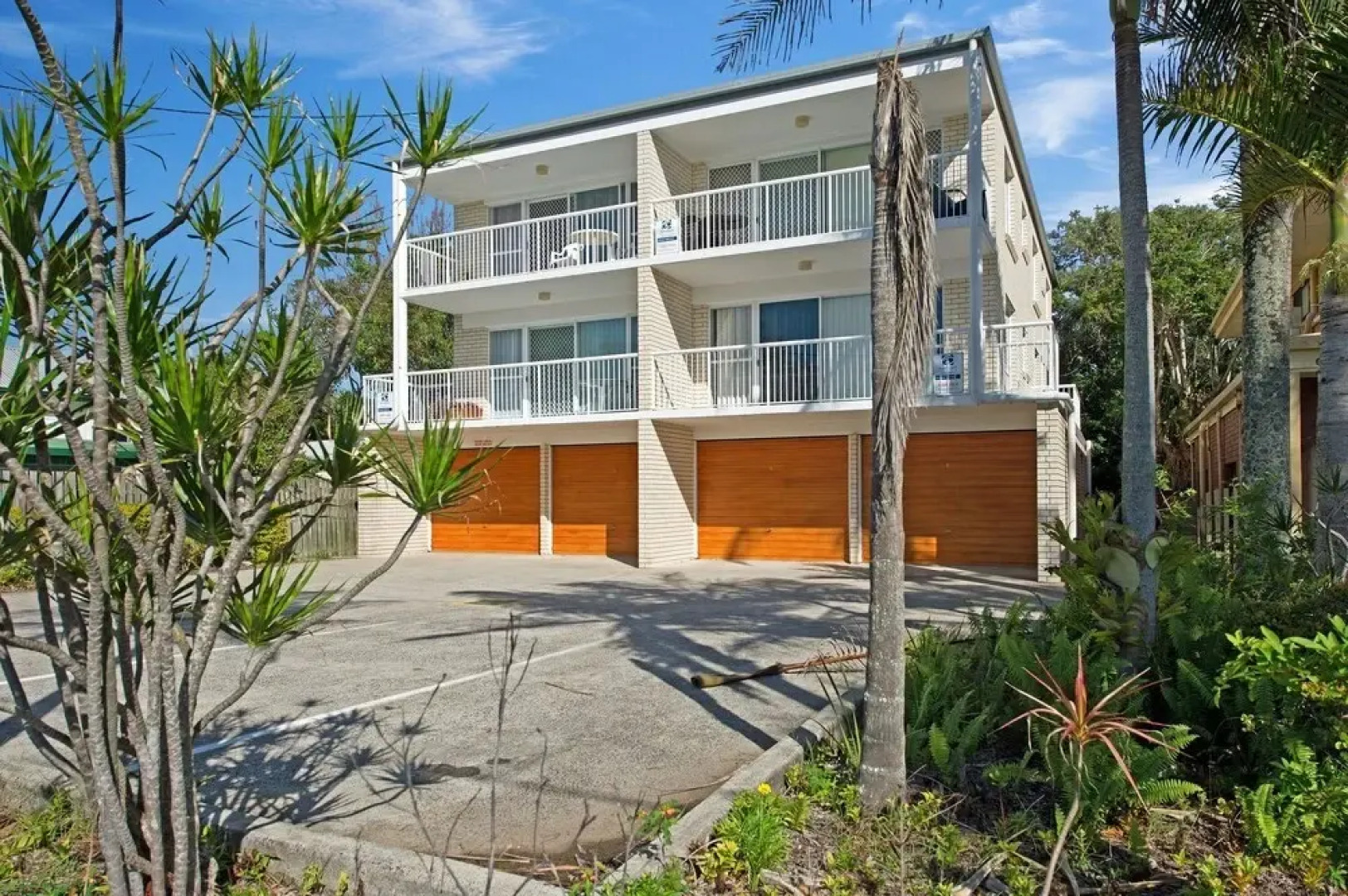 Views of Moreton Island from balcony at Beachside Haven Rickman Pde, Woorim