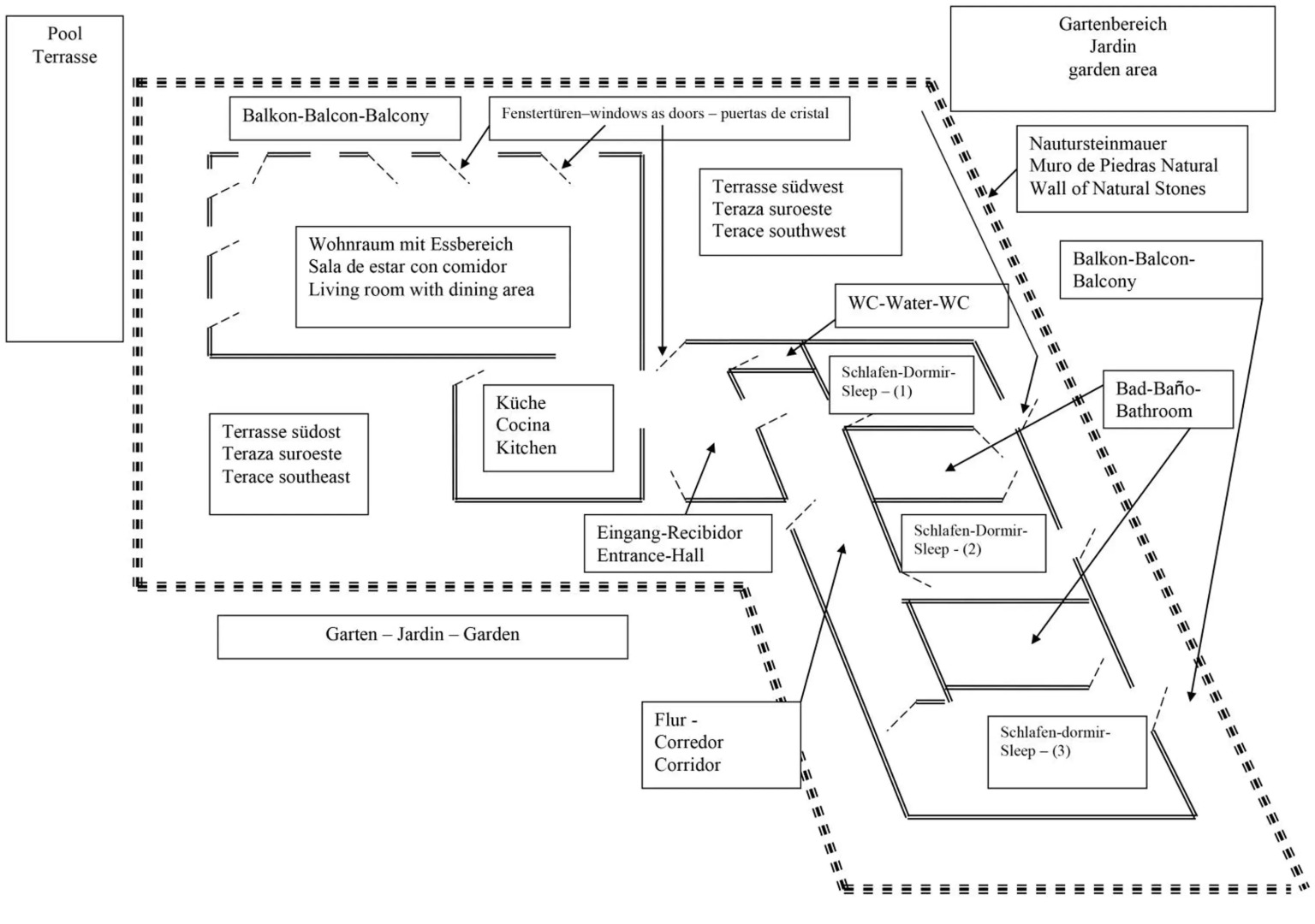 Villa Atlantico - beheizter Pool, Sauna