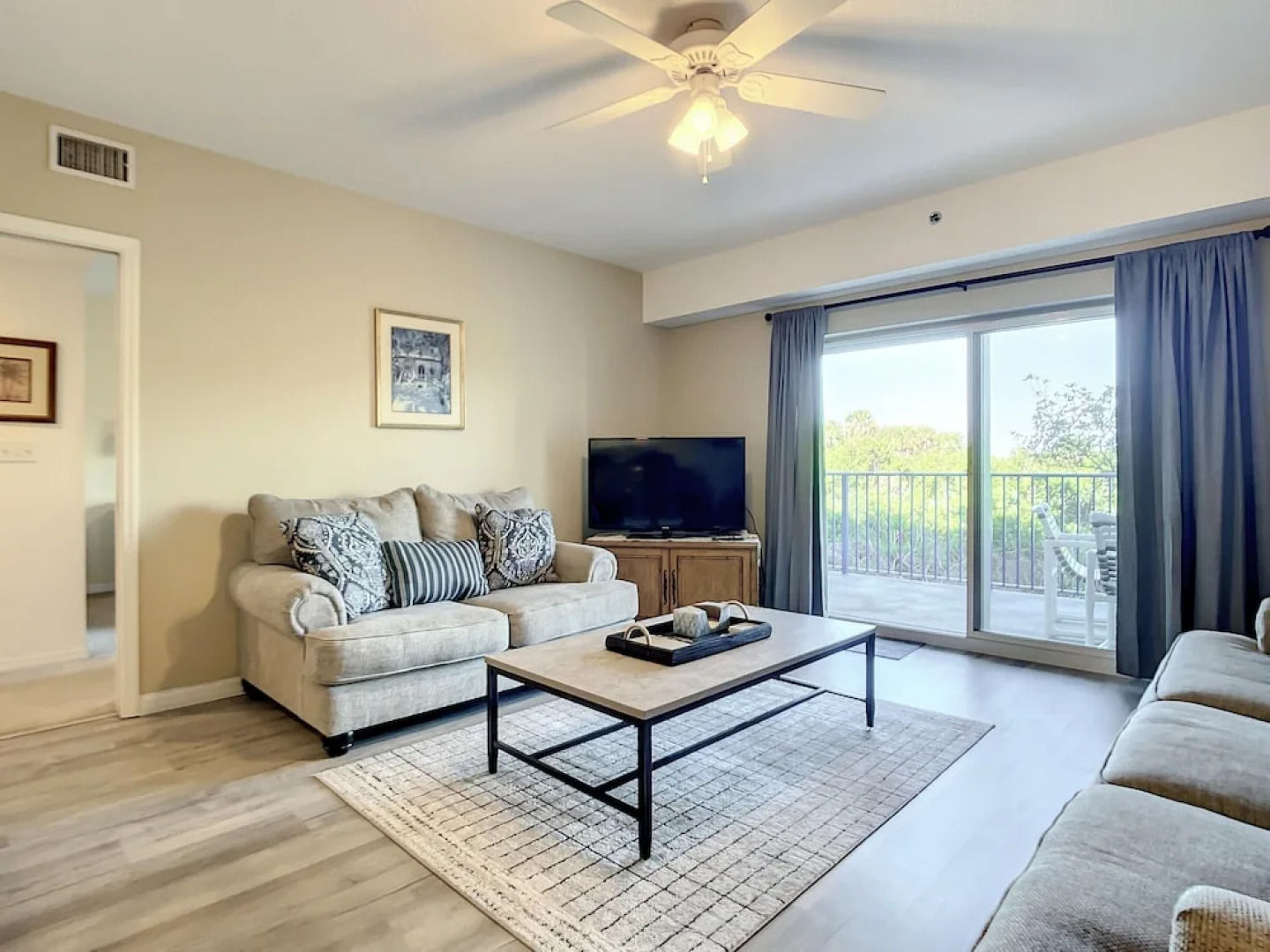 Lovely 3 2 Condo Looking out Over the Estuary Ocean Walk Building 4 205