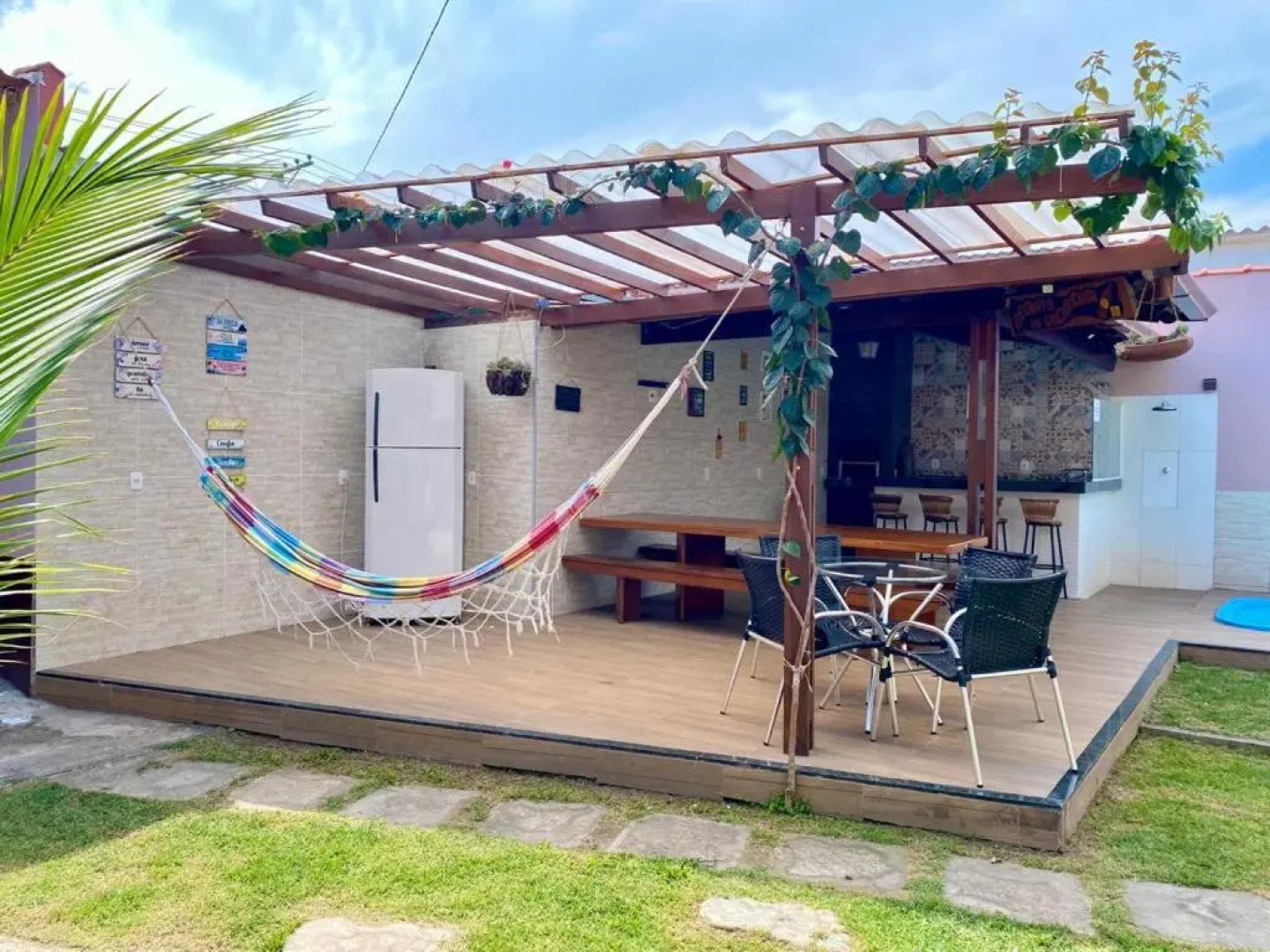 Casa temporada com piscina