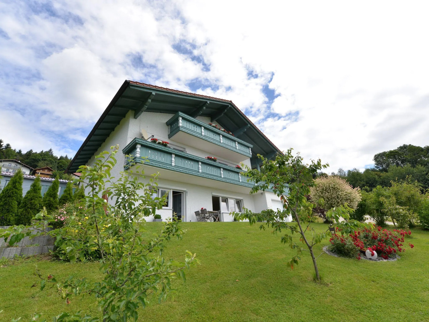 Bavarian style apartment in Bavaria with private terrace