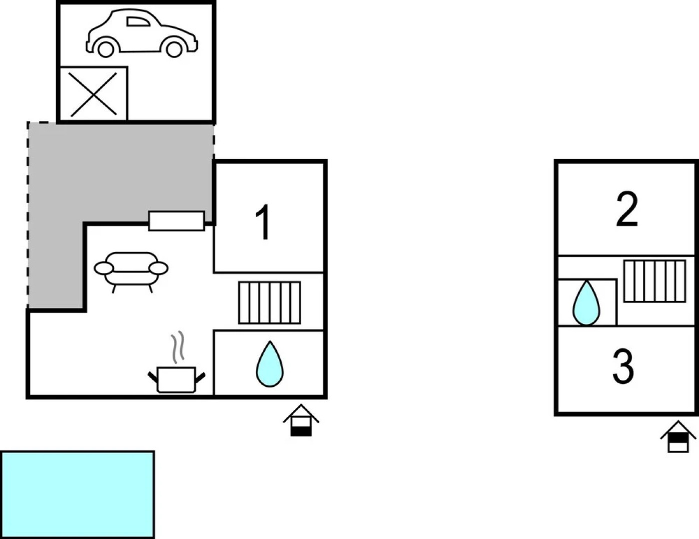 Awesome Home in Jurandvor With 3 Bedrooms, Wifi and Outdoor Swimming Pool