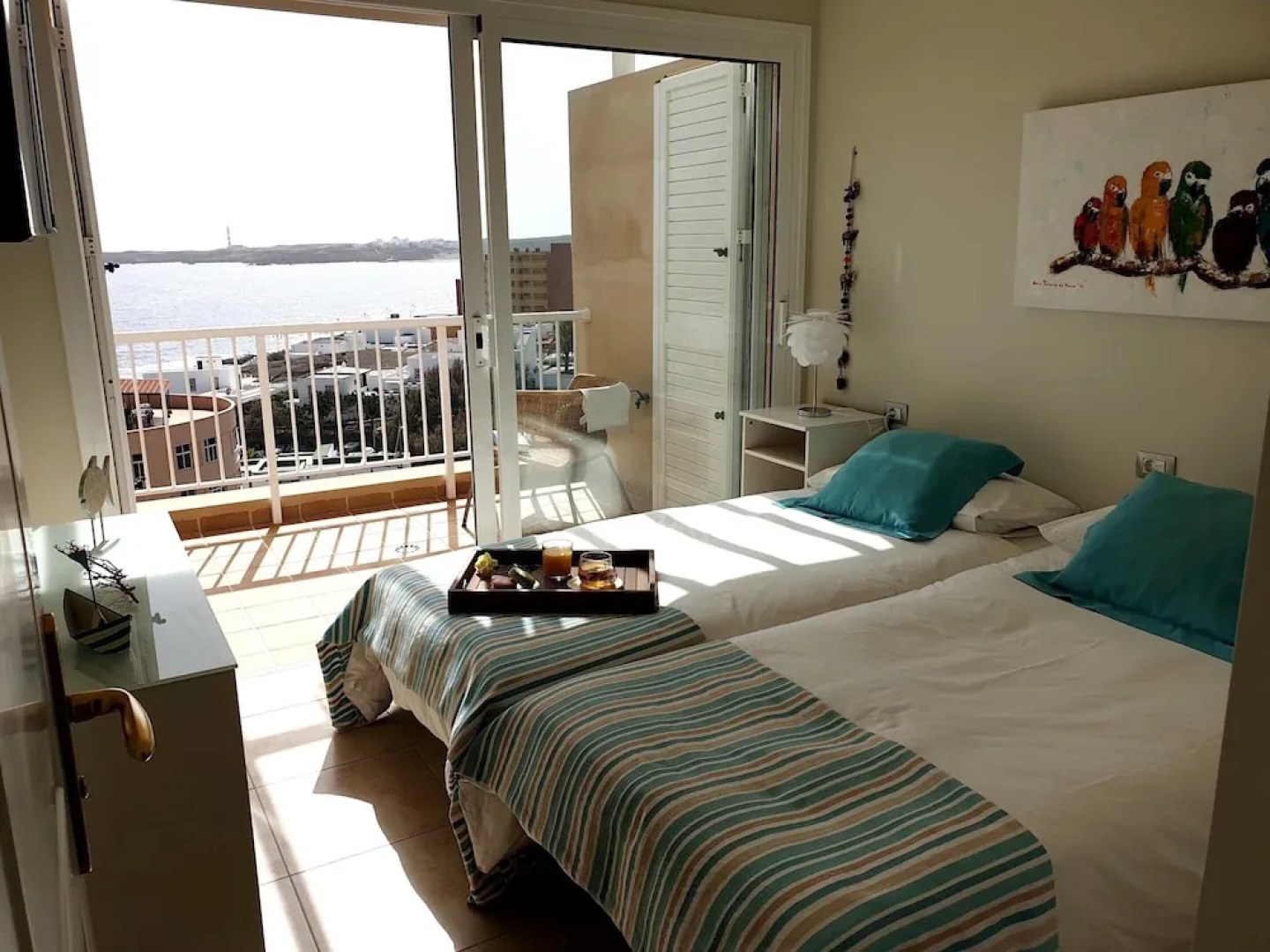 Apartment With 2 Bedrooms in Porís de Abona, With Wonderful sea View, Pool Access, Furnished Terrace