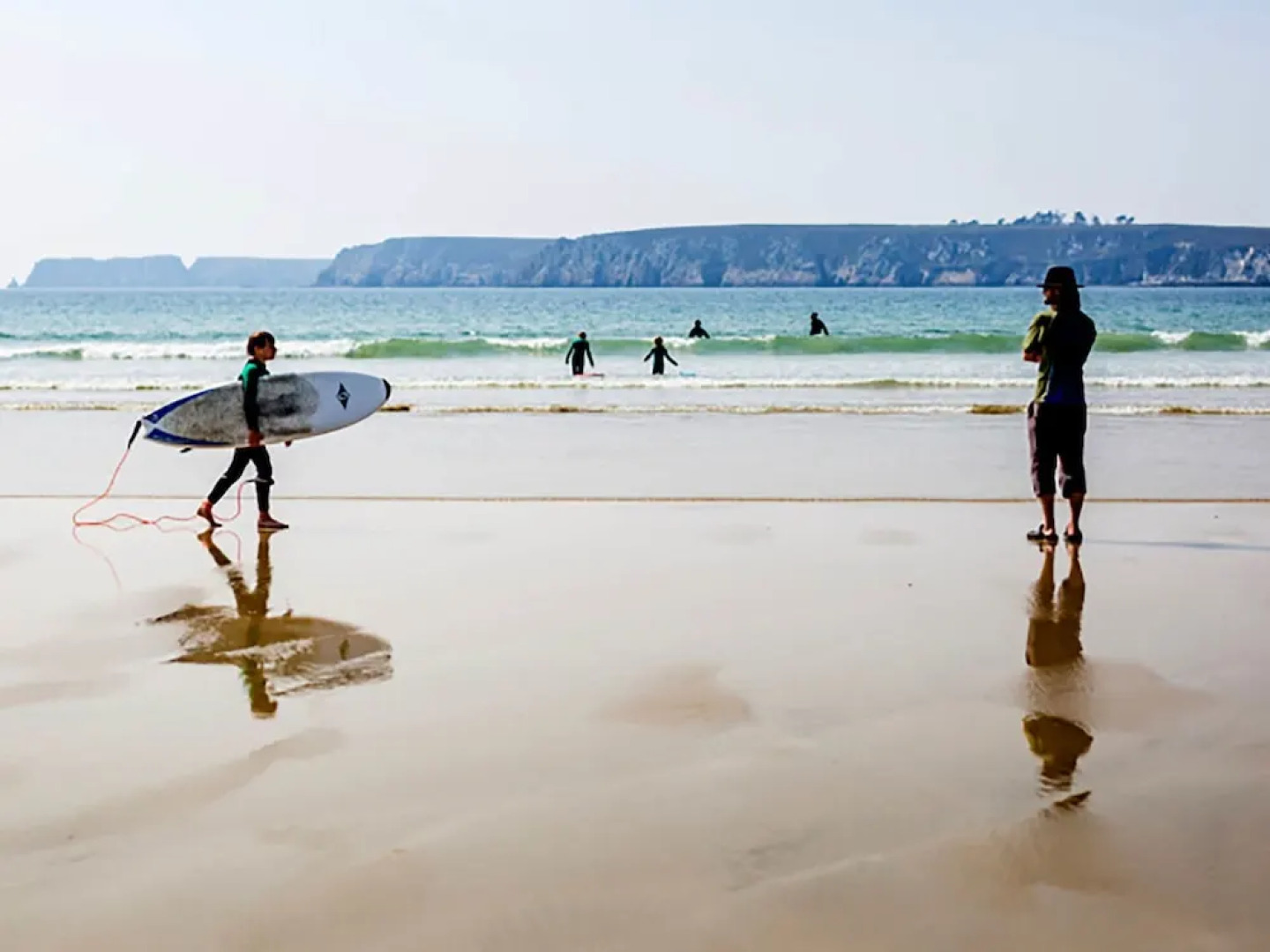 Classic Holiday Home in Saint Nic-Pentrez with Fenced Garden