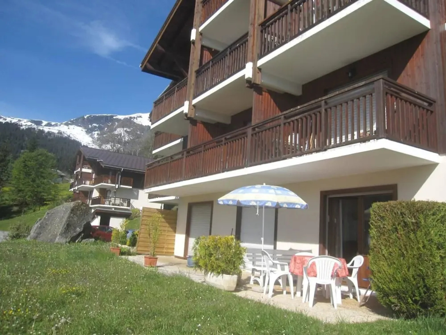 Studio in Cordon, With Wonderful Mountain View, Furnished Terrace and