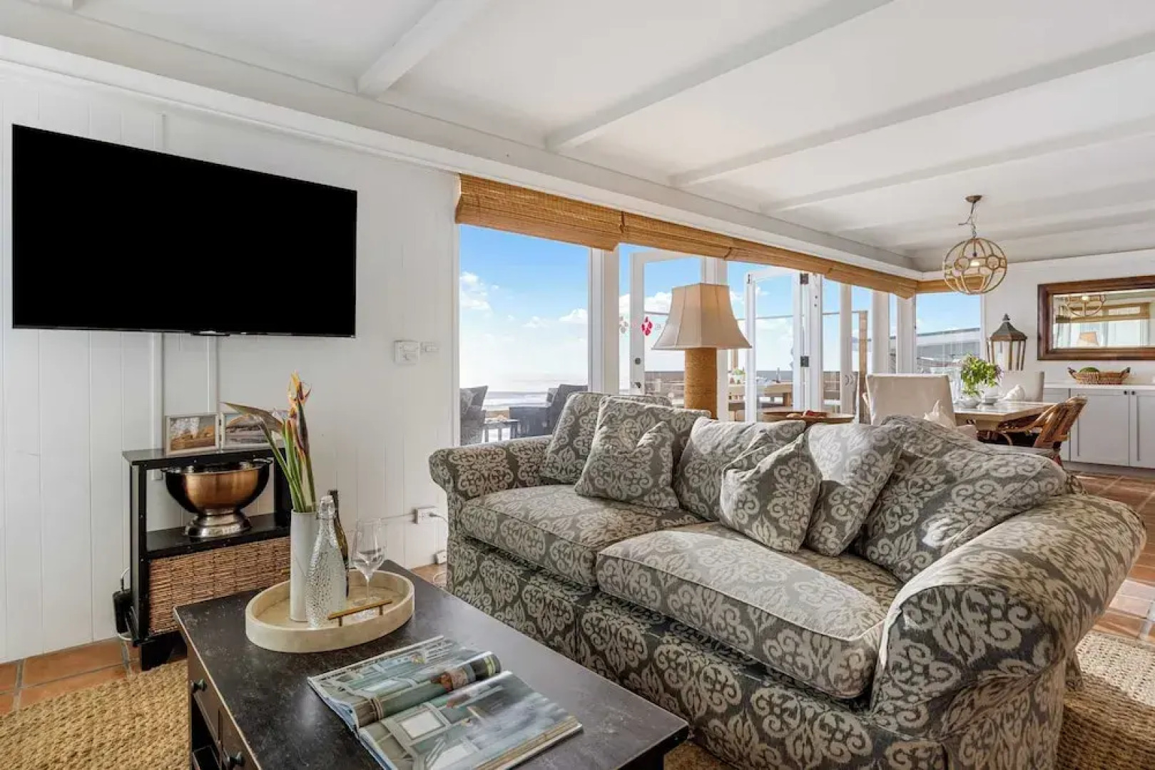 Unbeatable Beachfront Bliss w/ Ocean Views, Luxe Interiors & Patio Beach Road