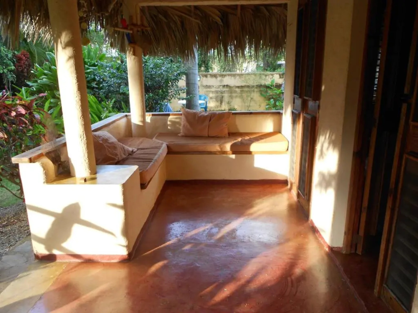 Palm-covered house in the tropical -Casa Oli