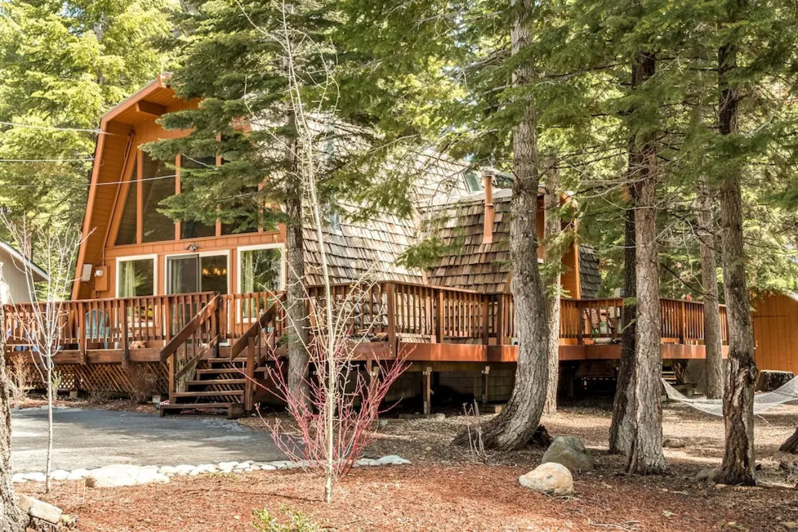 Spacious Wooded Tahoe Cabin by RedAwning