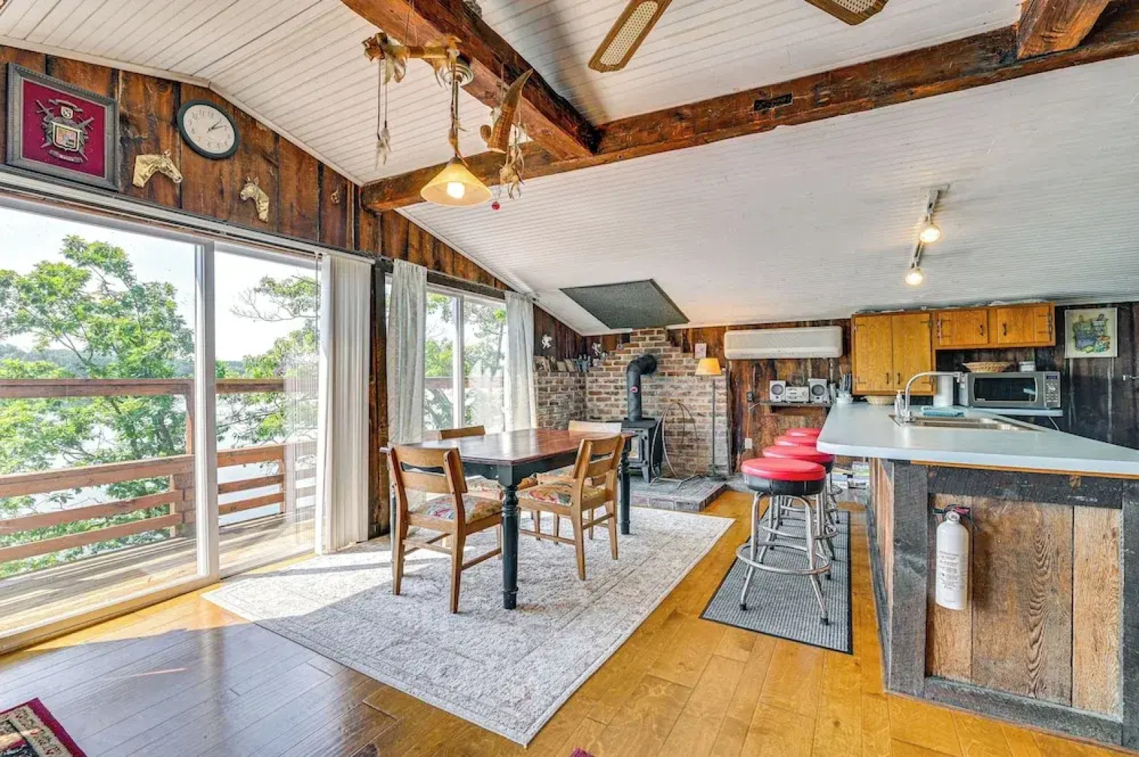 Quiet Cabin on Glen Lake w/ Boat Dock & Deck!