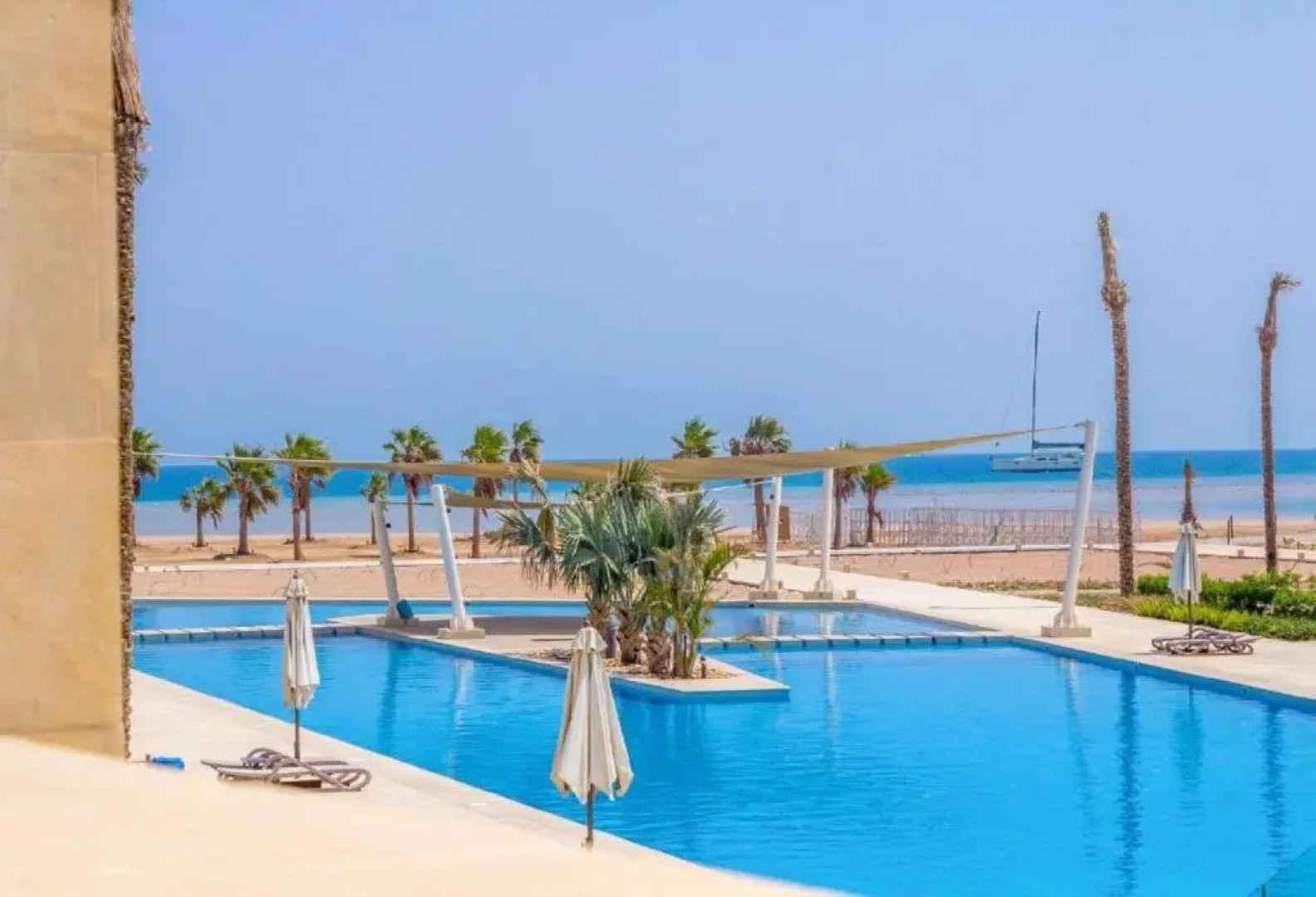 JOYNANT 2Bedroom Pool View- Free Beach Access #Mangroovy #GOUNA
