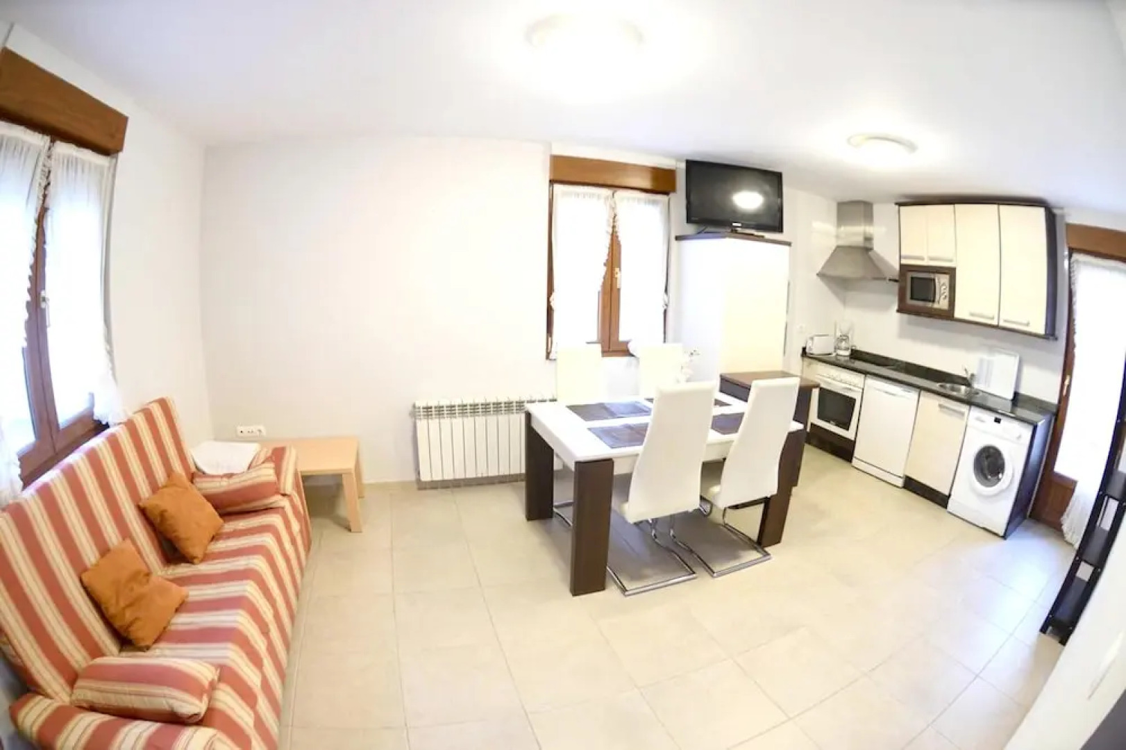 Apartment With 2 Bedrooms in Mogro, With Wonderful sea View, Private Pool, Enclosed Garden