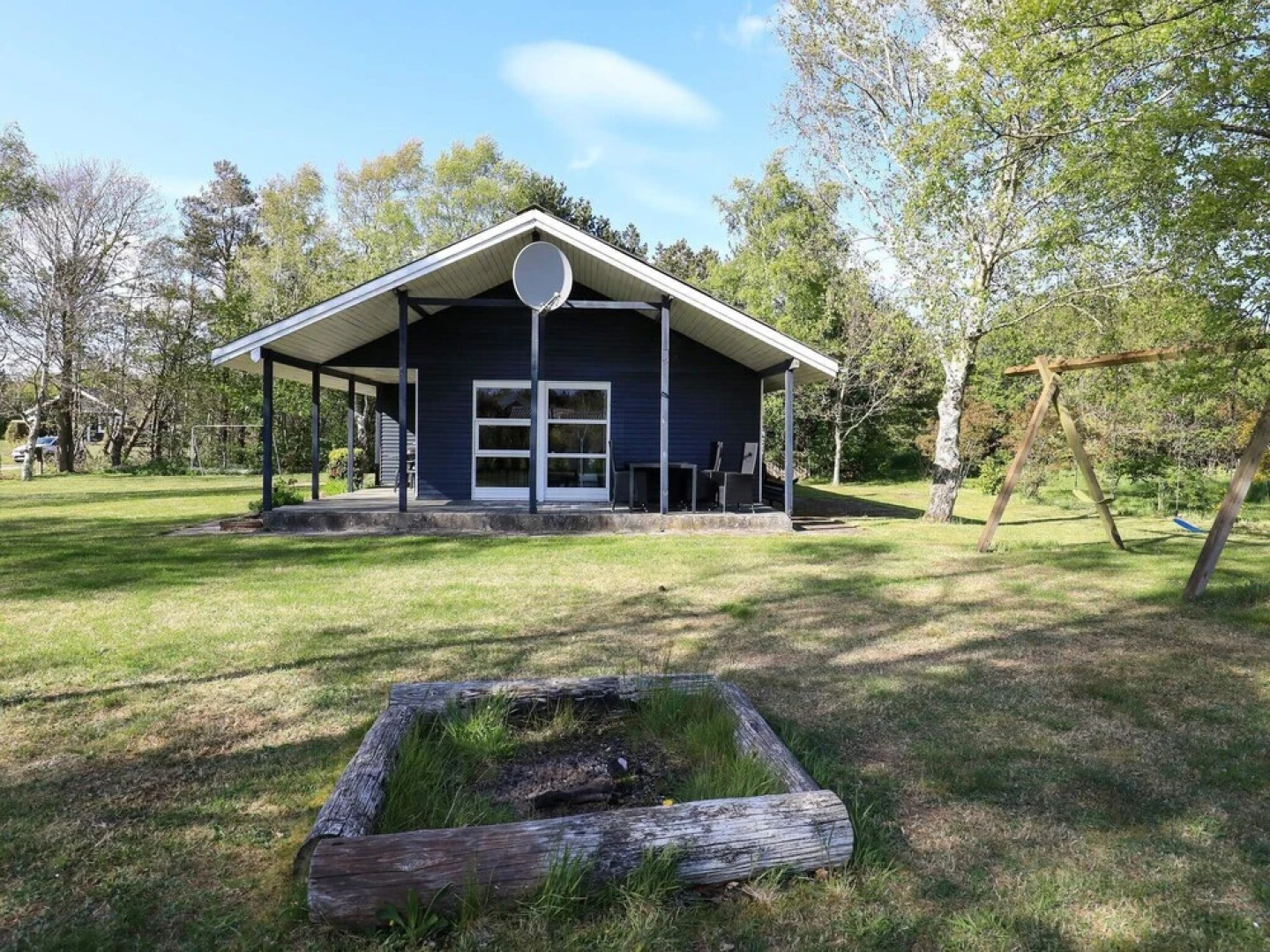 Modern Cabin in Logstor With Fireplace