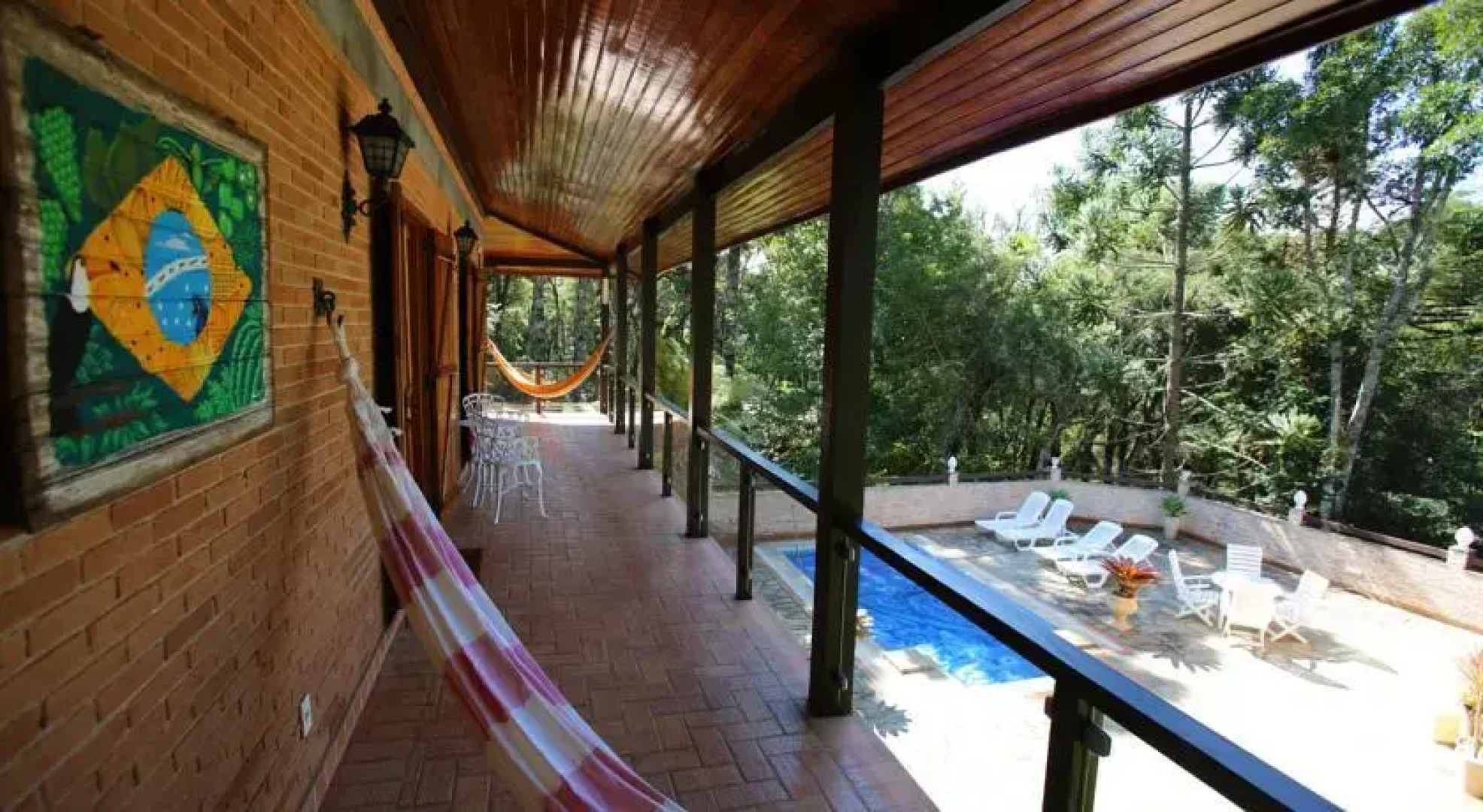 Linda Casa nas montanhas