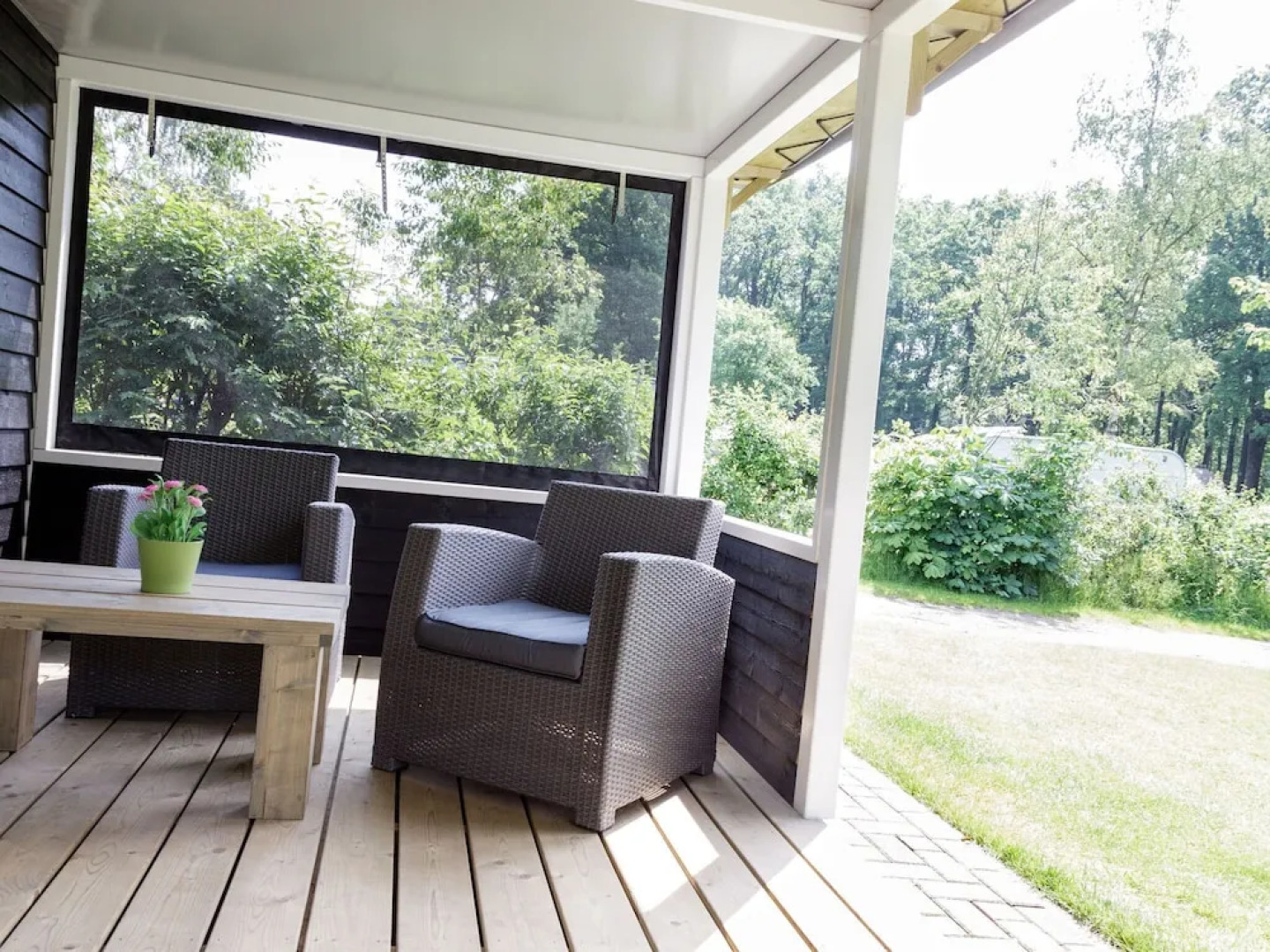 Campsite - Cozy Tentlodge With Roofed Terrace in a Green Area