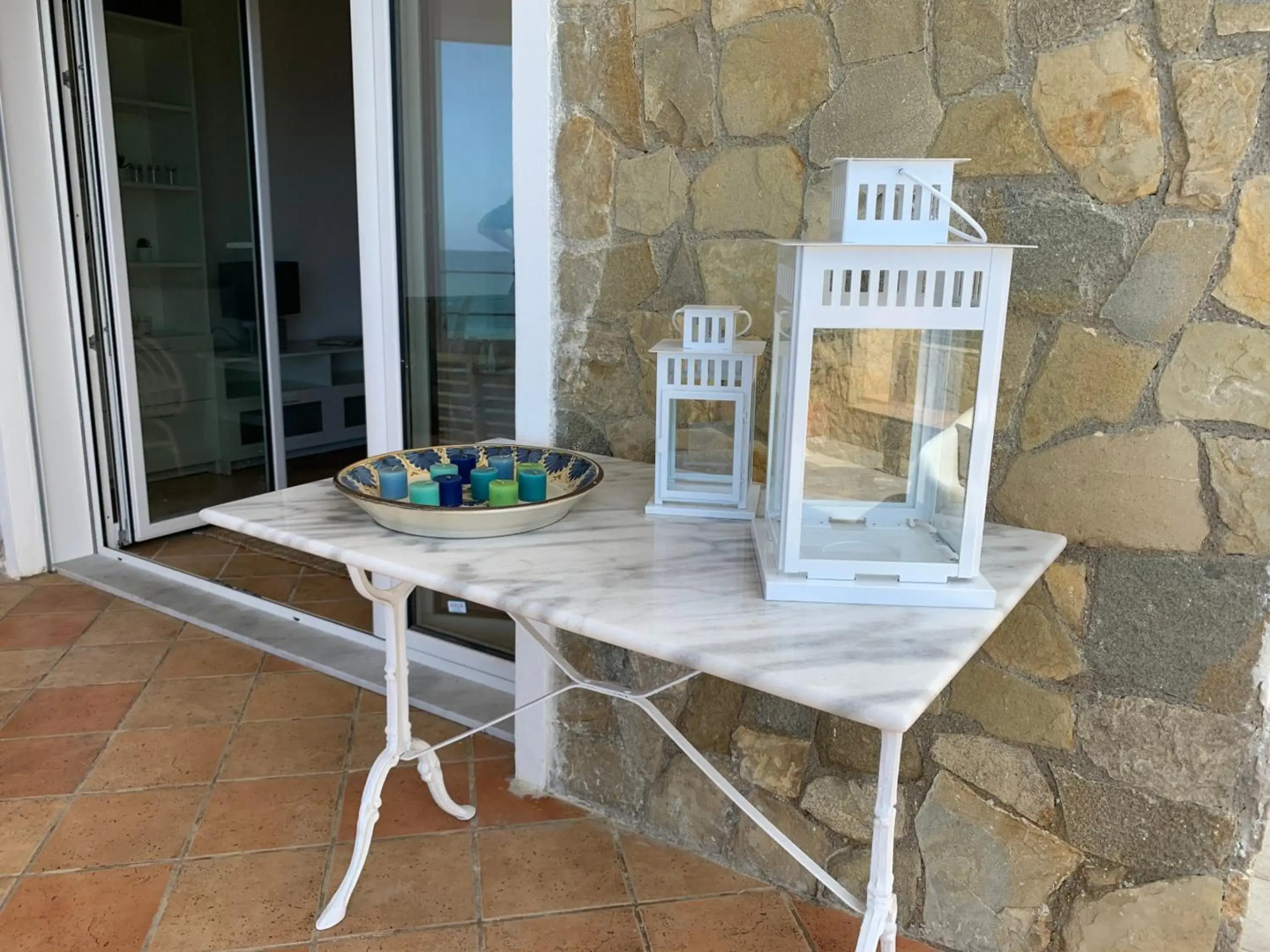 Sfondo Blu Villa sul mare