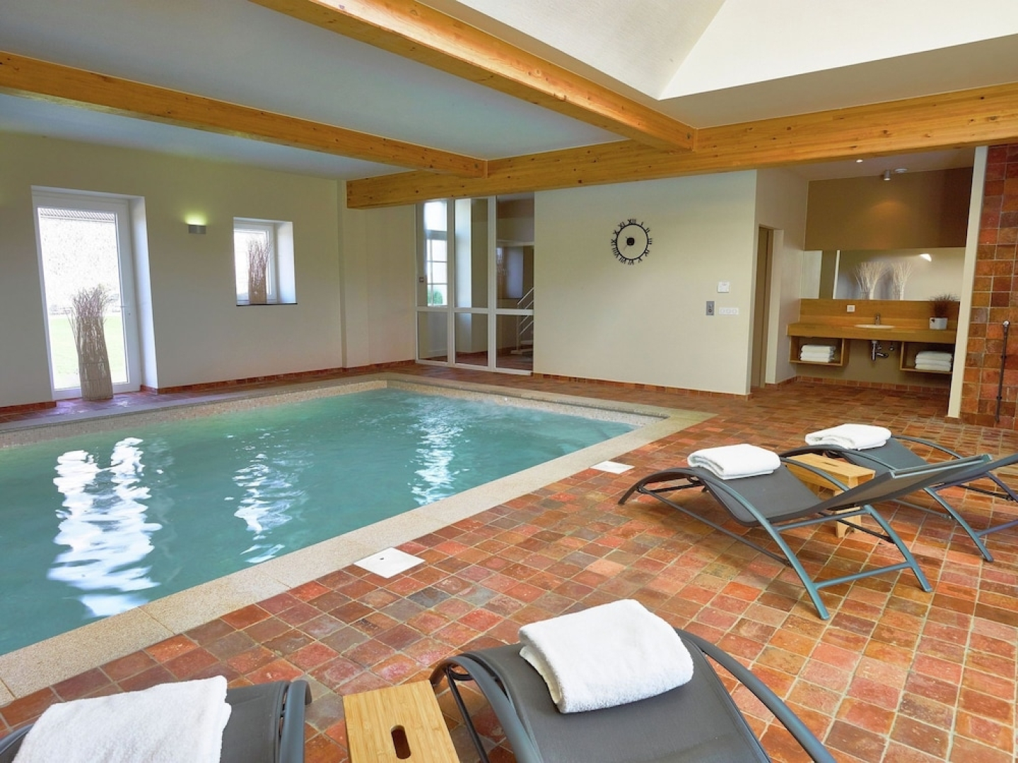 Luxury Holiday Home in Mettet With an Indoor Swimming Pool and Sauna