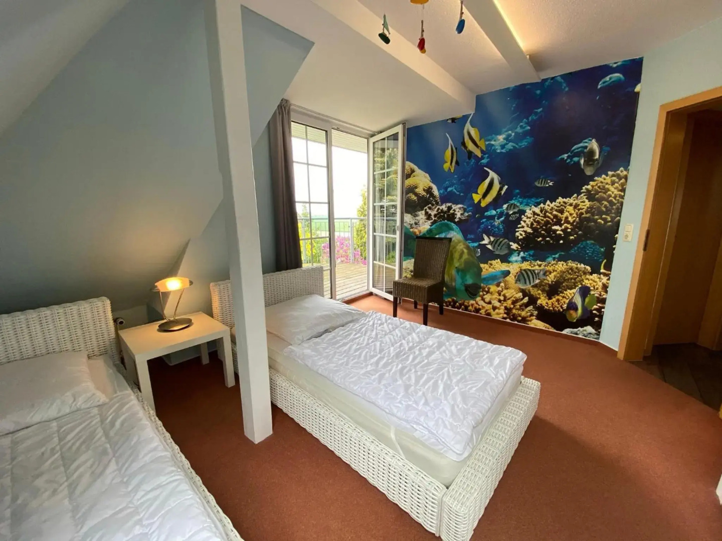 Ferienwohnung im Poolhaus mit Ostseeblick