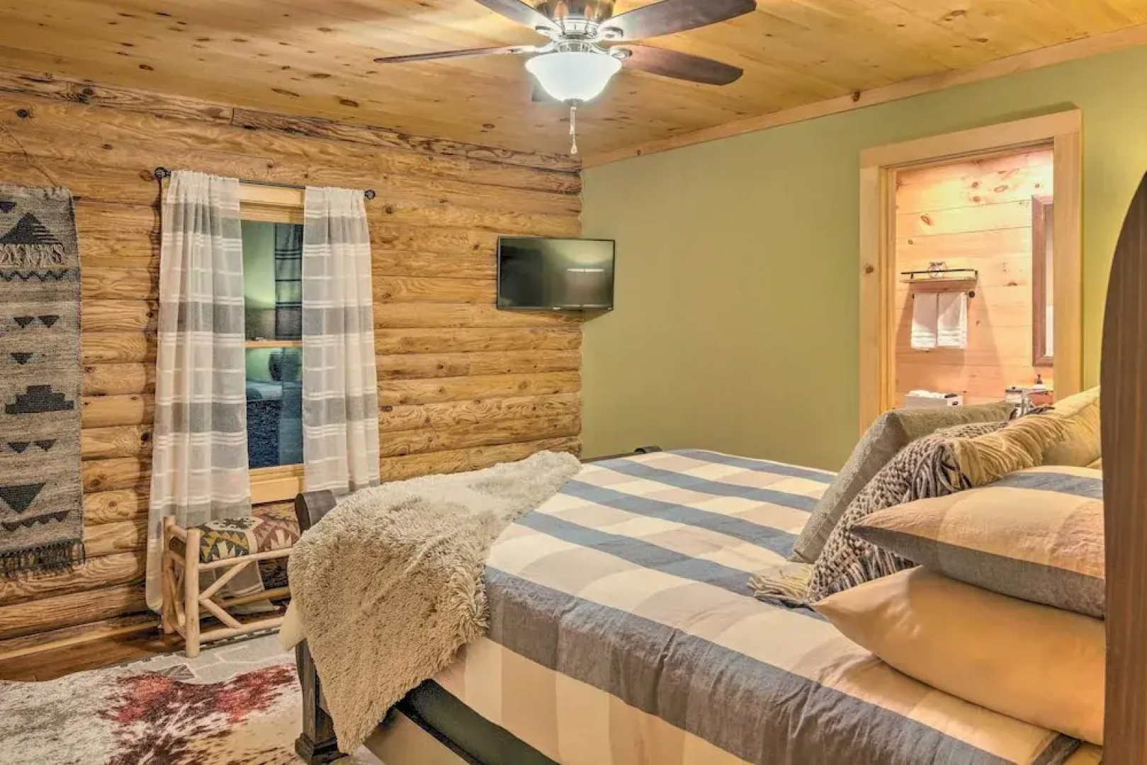 Deck & Views: Hendersonville Cabin, Roads Are Open