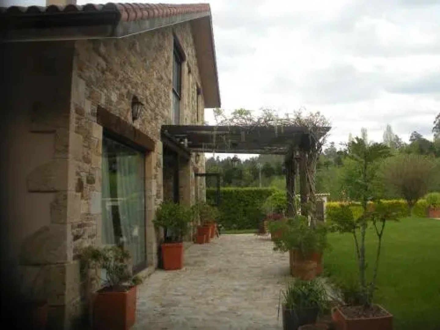 349 Casa As Lamas, con piscina cerca de Santiago