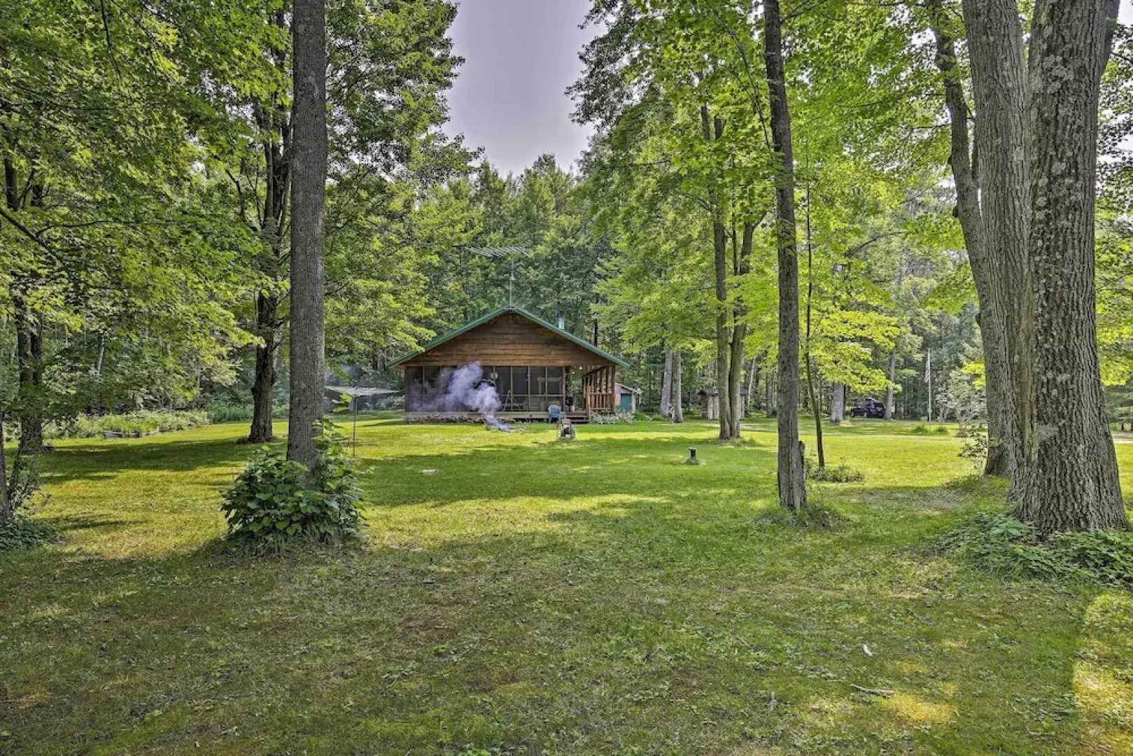Scenic Cabin on 2 Acres Near Lake Holcombe Marina!