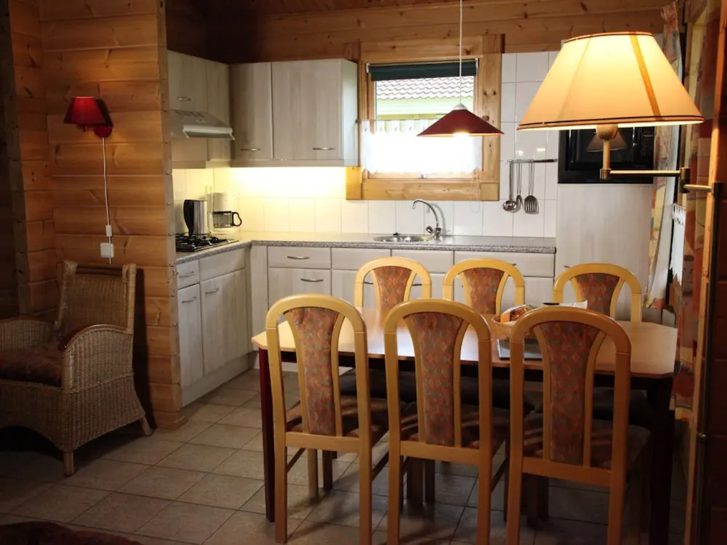 Finnish, Wooden Bungalow With Microwave, Near the Forest