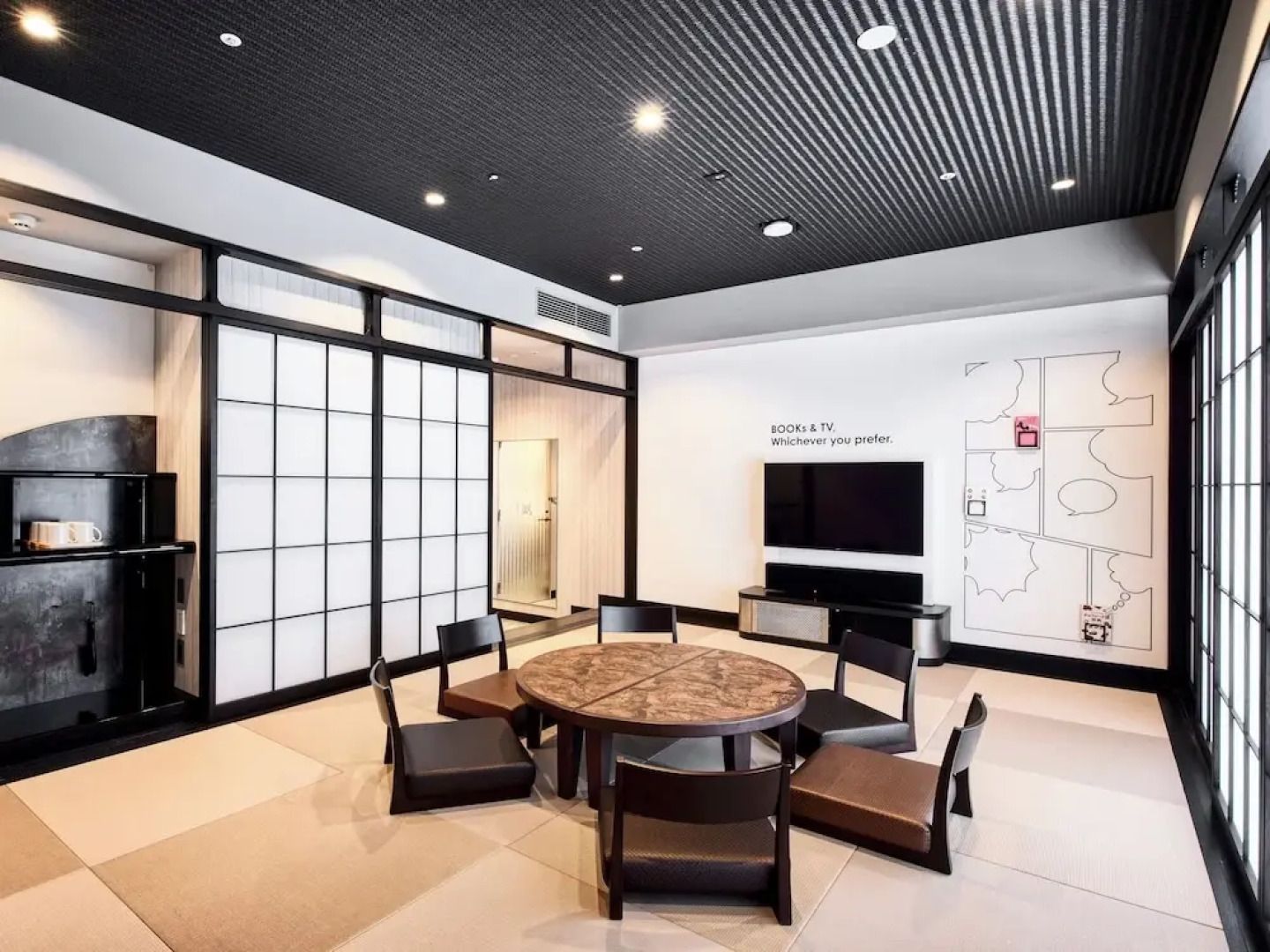 IN THE LIBRARY hotel and books TOKOROZAWA