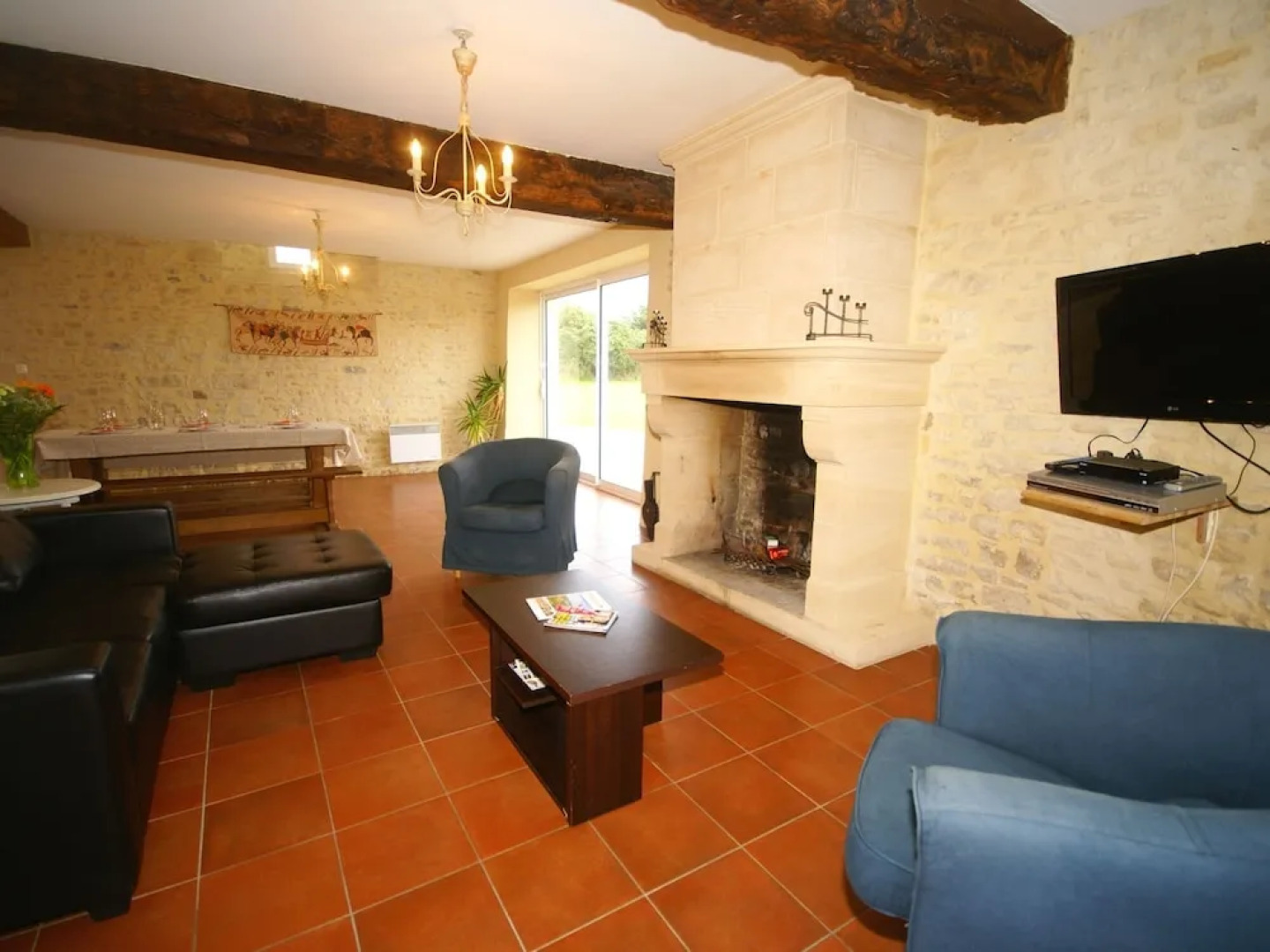 Cozy Farmhouse in Maisons With Fireplace