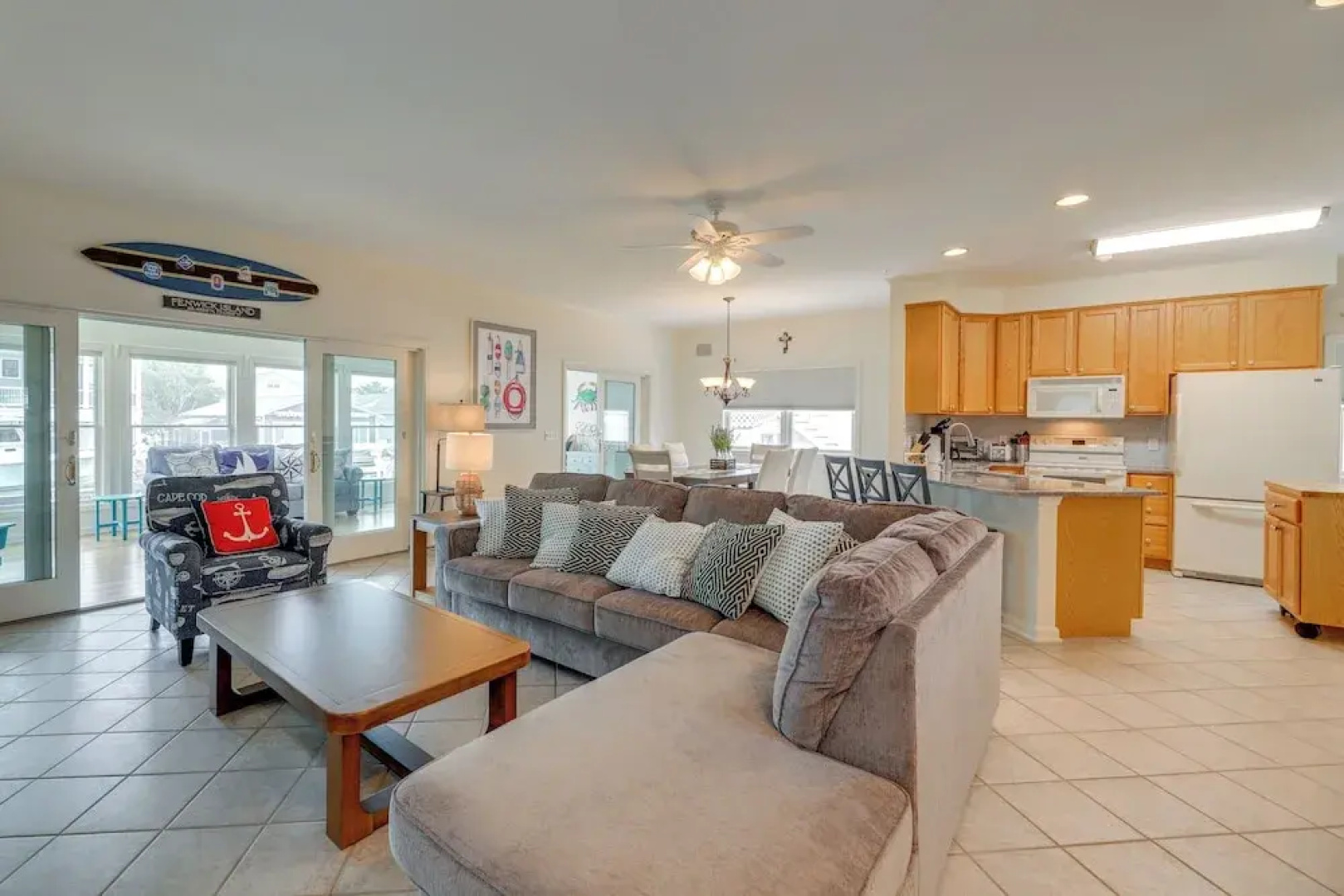 Waterfront Gem w/ Dock: 3 Mi to Fenwick Island Fun