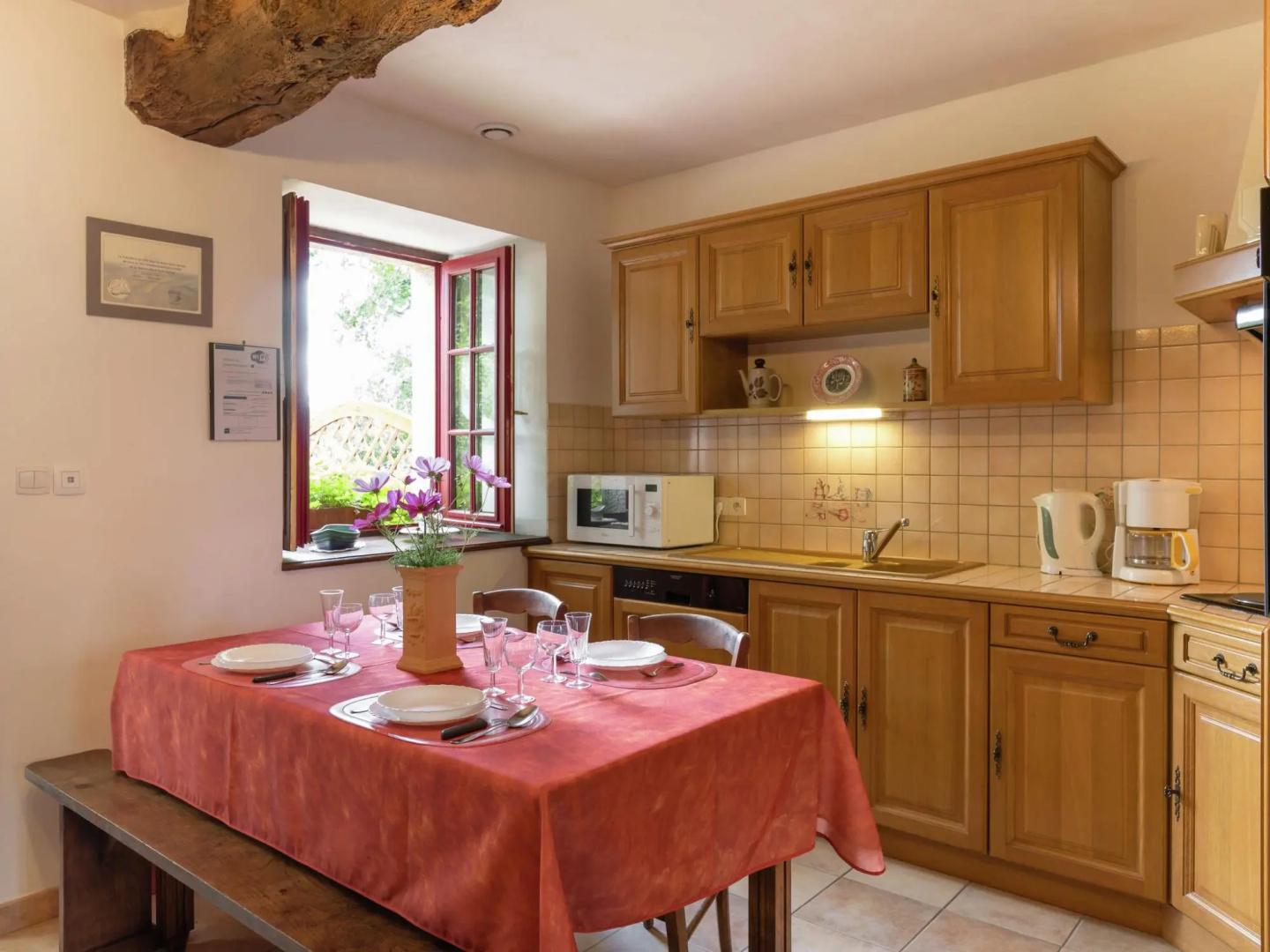 Charming Holiday Home in Bonnemain overlooking a Pond