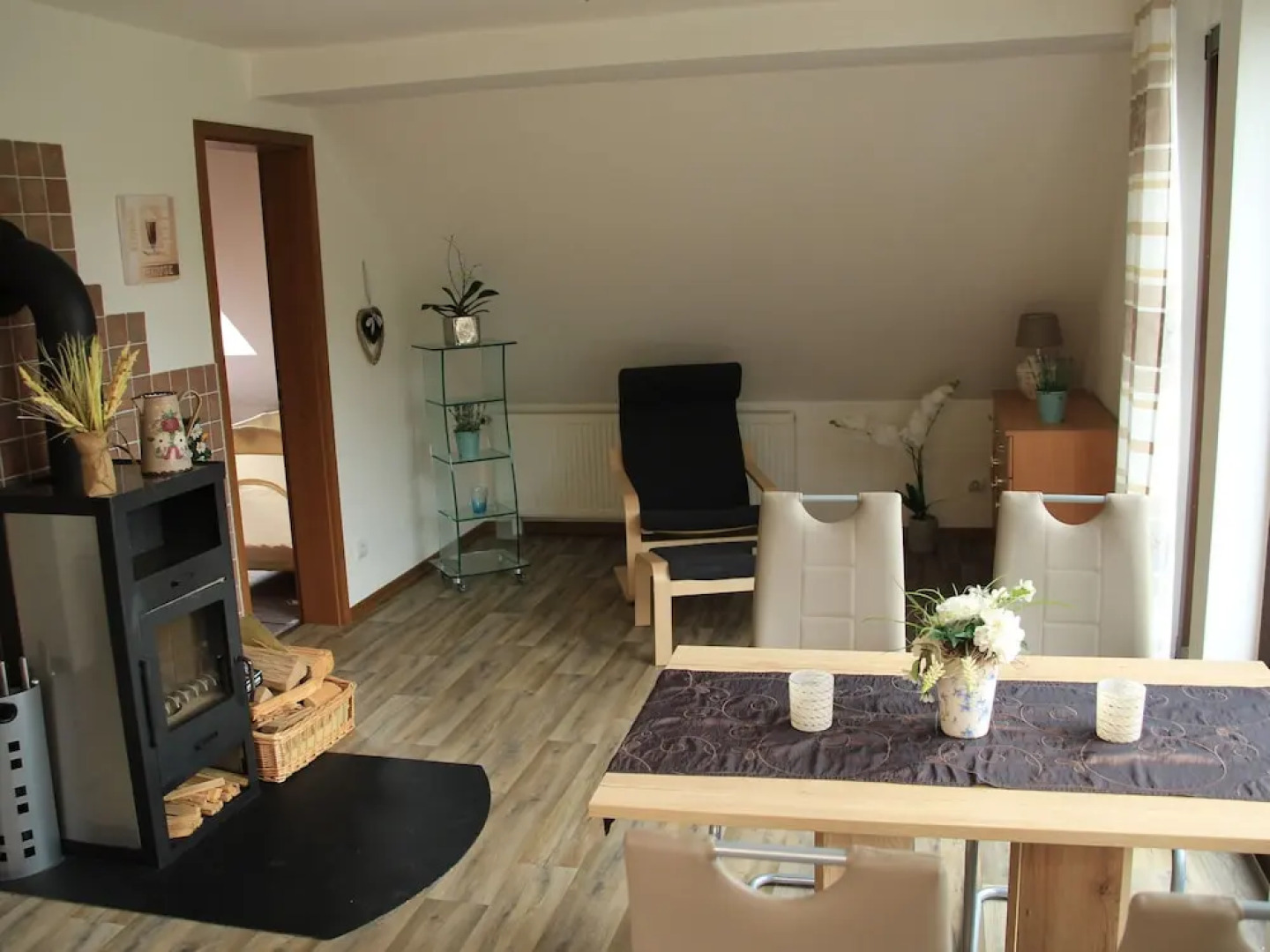 Apartment in Elpe With Balcony, Garden Furniture, Heating