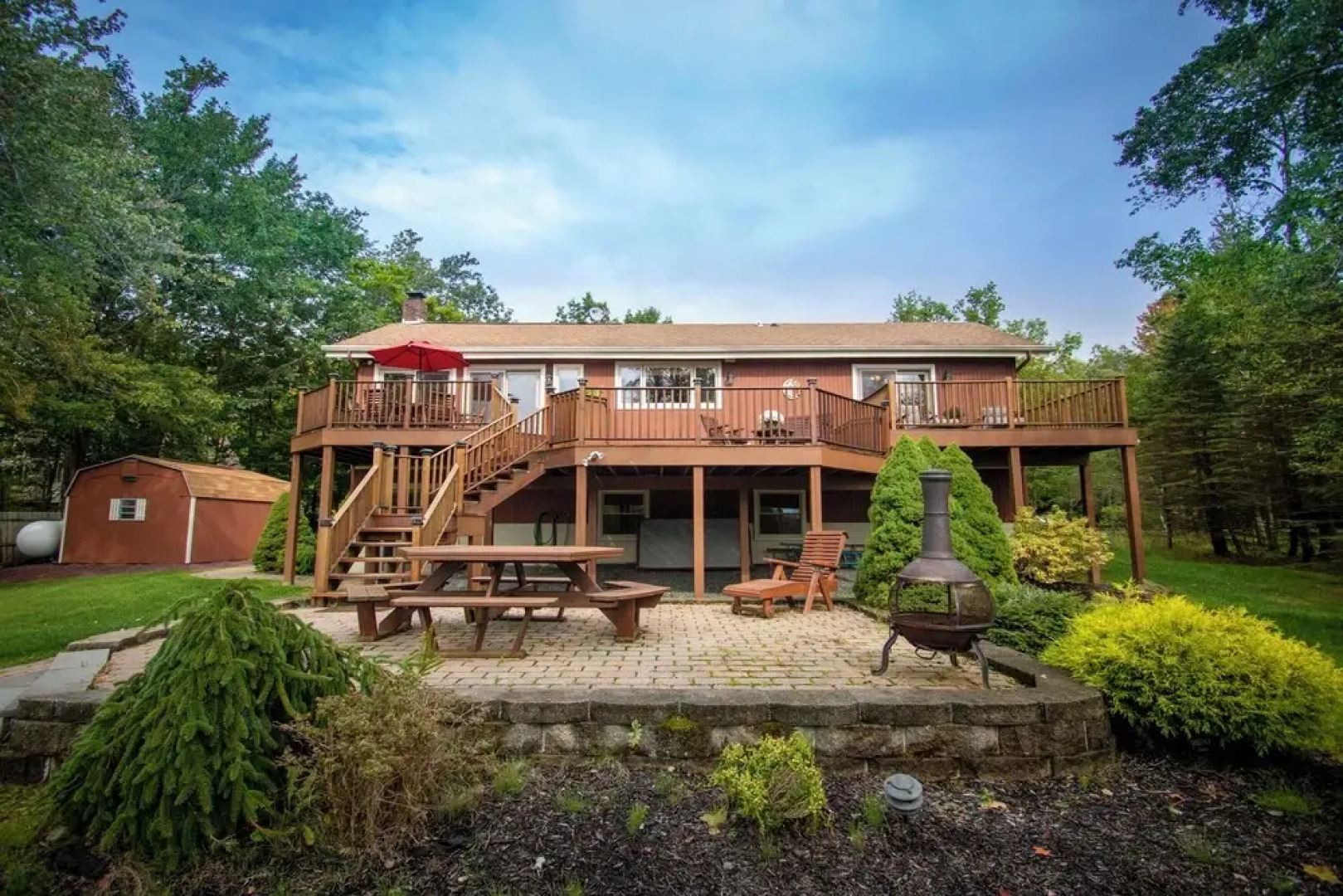 Ski, Swim & Relax: Waterfront Haven on Pines Lake!