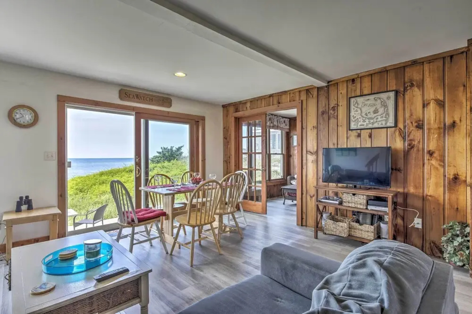 Fireplace + Sunroom! Oceanfront Cape Cod Cottage