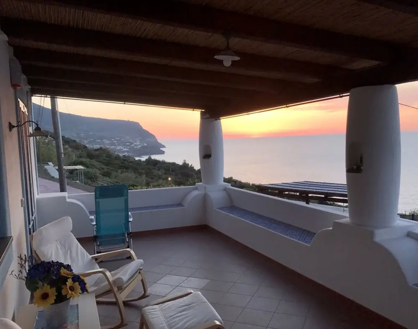 House With 2 Bedrooms in Malfa, With Wonderful sea View, Enclosed Garden and Wifi