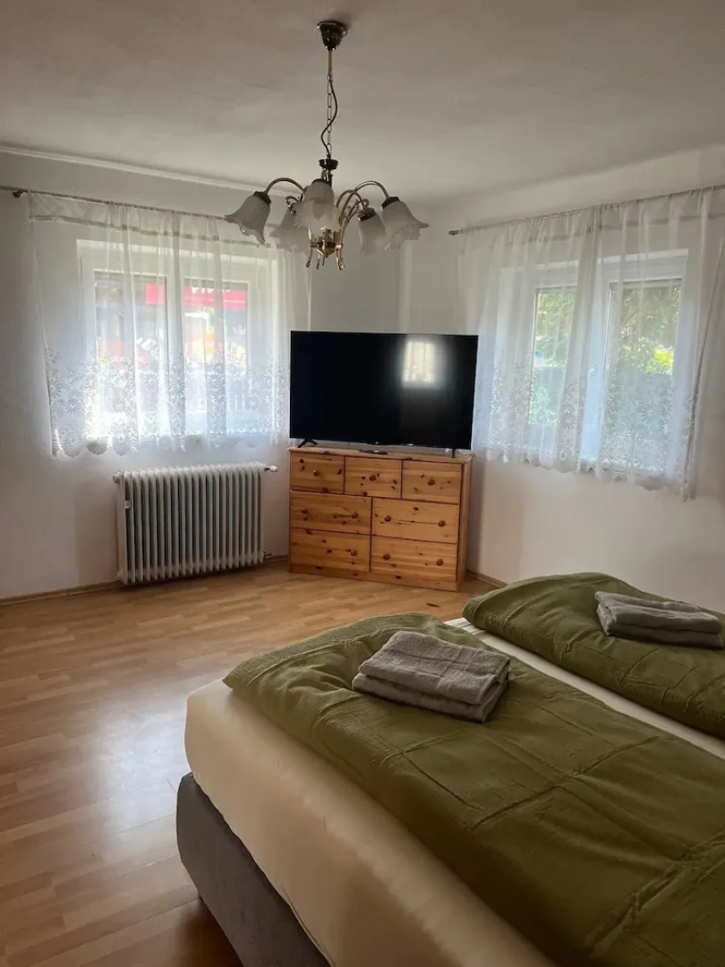 Apartment mit Gartenblick