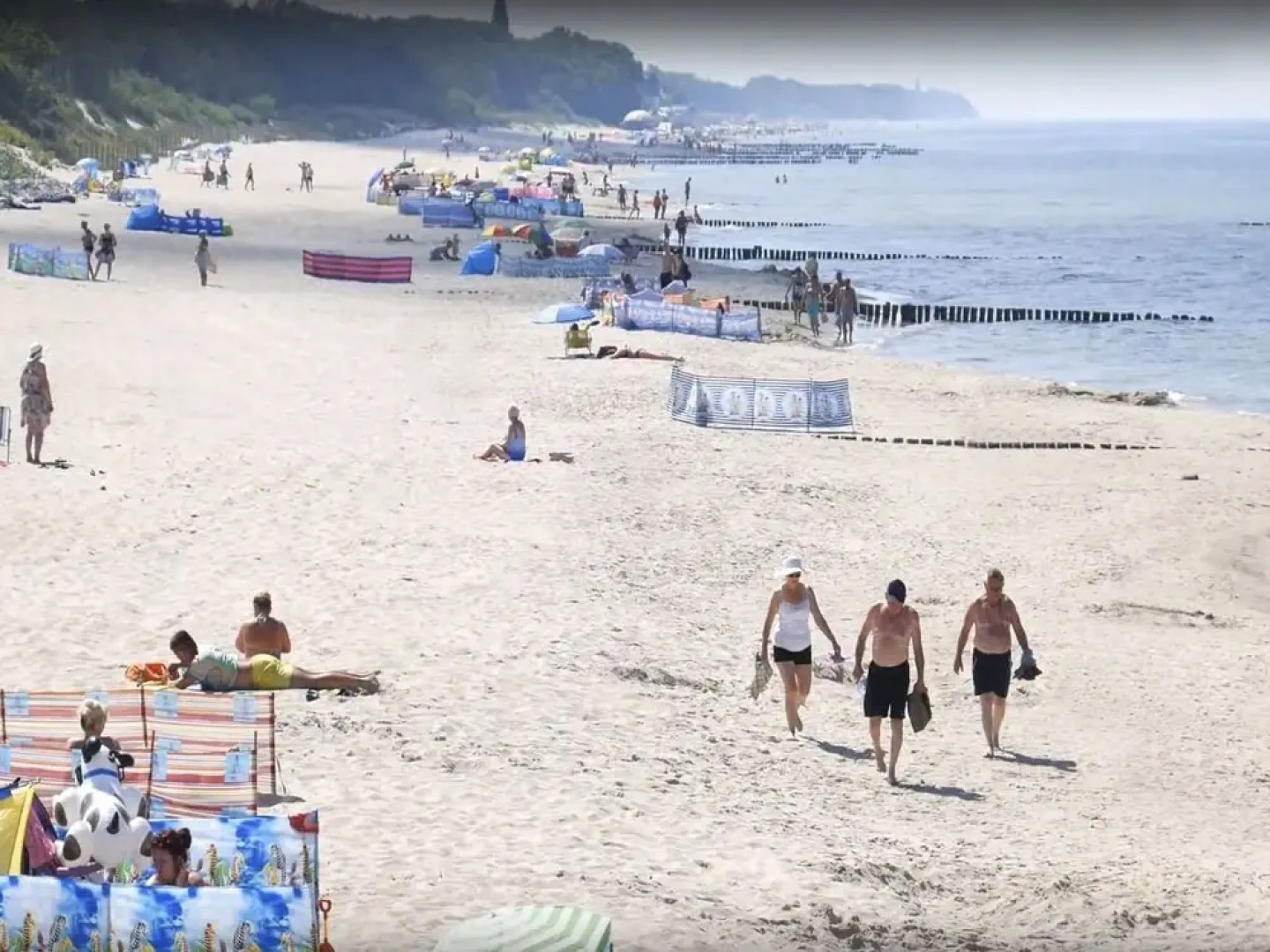 Detached holiday cottages located 200 m from the sea in a seaside village